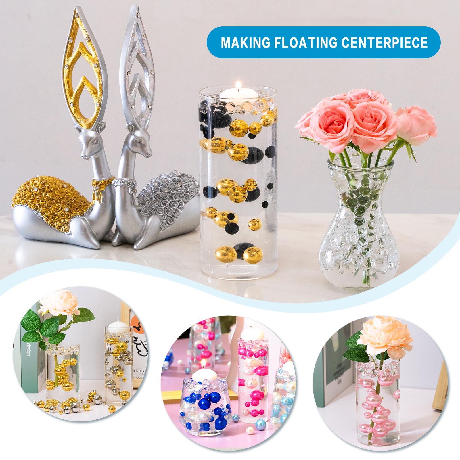 ORIKASO 150,000 Pieces Clear Vase Filler Beads for Vase Filling Decoration, Floating Candles Centerpiece, Wedding Centerpiece, Floral Arrangement Decor, Soilless Planting. Only for Adult Use - Image 6