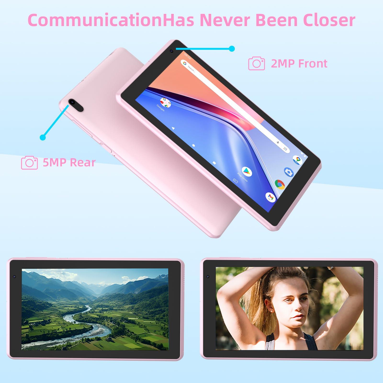 IWEGGO Android 15 Tablet, 7 Inch Tablet, 6GB RAM 32GB ROM/ 1TB Expandable, 5MP Camera, 1.6Ghz Quad-core Processor, 3000mAH Battery Tableta PC, Wi-Fi 6 BT 5.0 7'' Android Laptop - Image 7