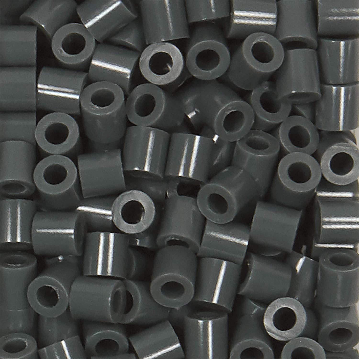 Perler Bead Bag 1000, Bundle of Pewter and Charcoal (2 Pack) - Image 4