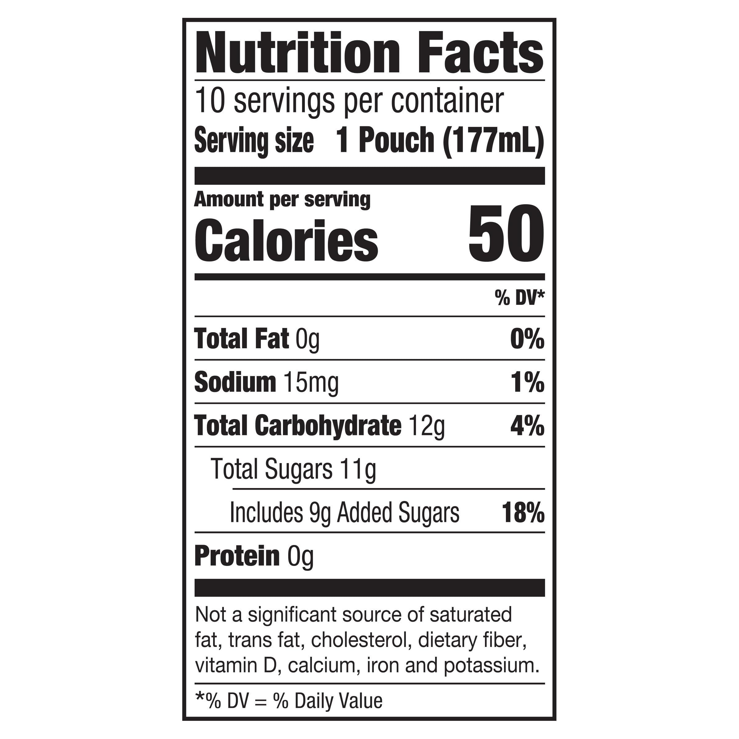 Capri Sun Moon Punch Wild Cherry Flavored Juice Drink Blend from concentrate with other natural flavor 10 ct Box, 6 fl oz Pouches - Image 9
