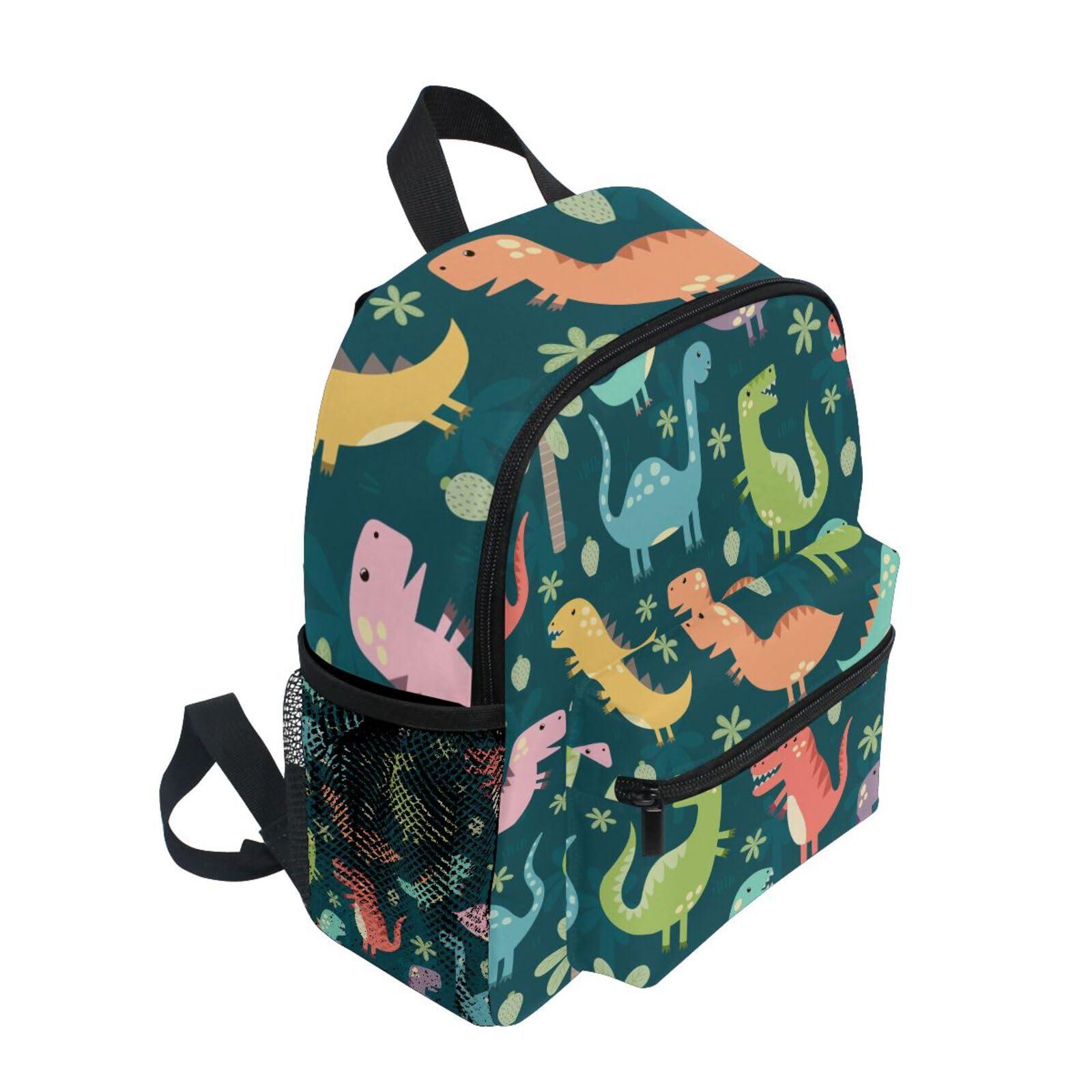 ALAZA Cute Kid's Back Pack Funny Dinosaur Todder Backpack lightweight Preschool Kindergarten Book Bag Practical and Durable Daycare Bag for Travel,Toys - Image 5