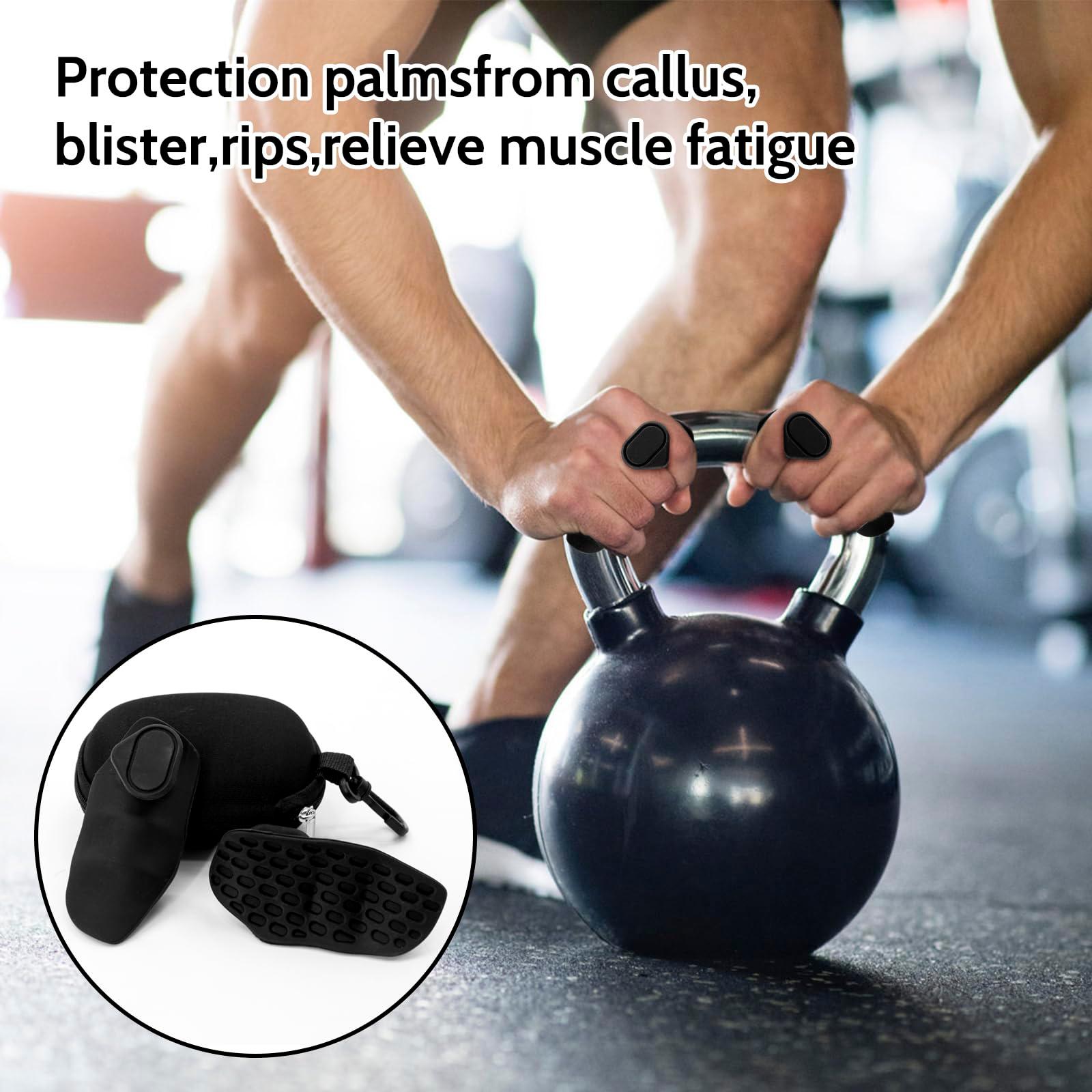 UQOOQFA Weight Lifting Gloves for Men Women: Rubber Gym Weightlifting Anti-Slip Workout Grips for Gym Training and Exercise, Weight Lifting, Dumbbell, Deadlift, Bar Pad Pull Up Grippers No Sweaty - Image 4