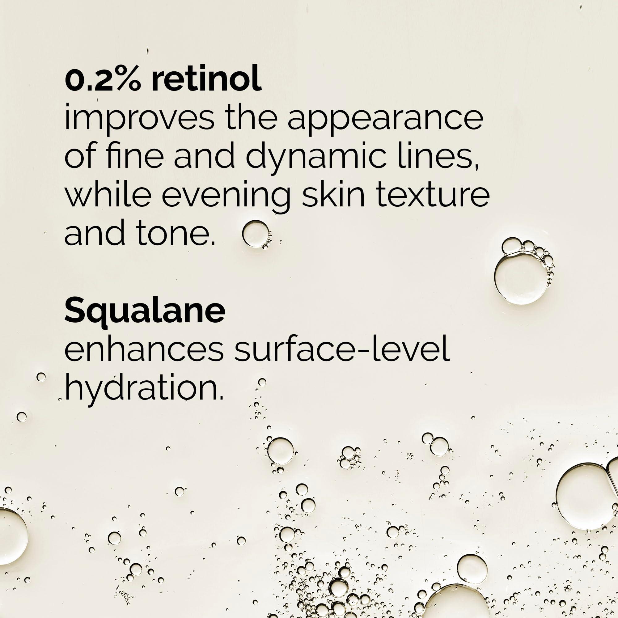 The Ordinary Retinol 0.2% in Squalane, Gentle Retinol Serum for the Face That Is Anti-Aging and Skin Smoothing, 1 Fl Oz - Image 3