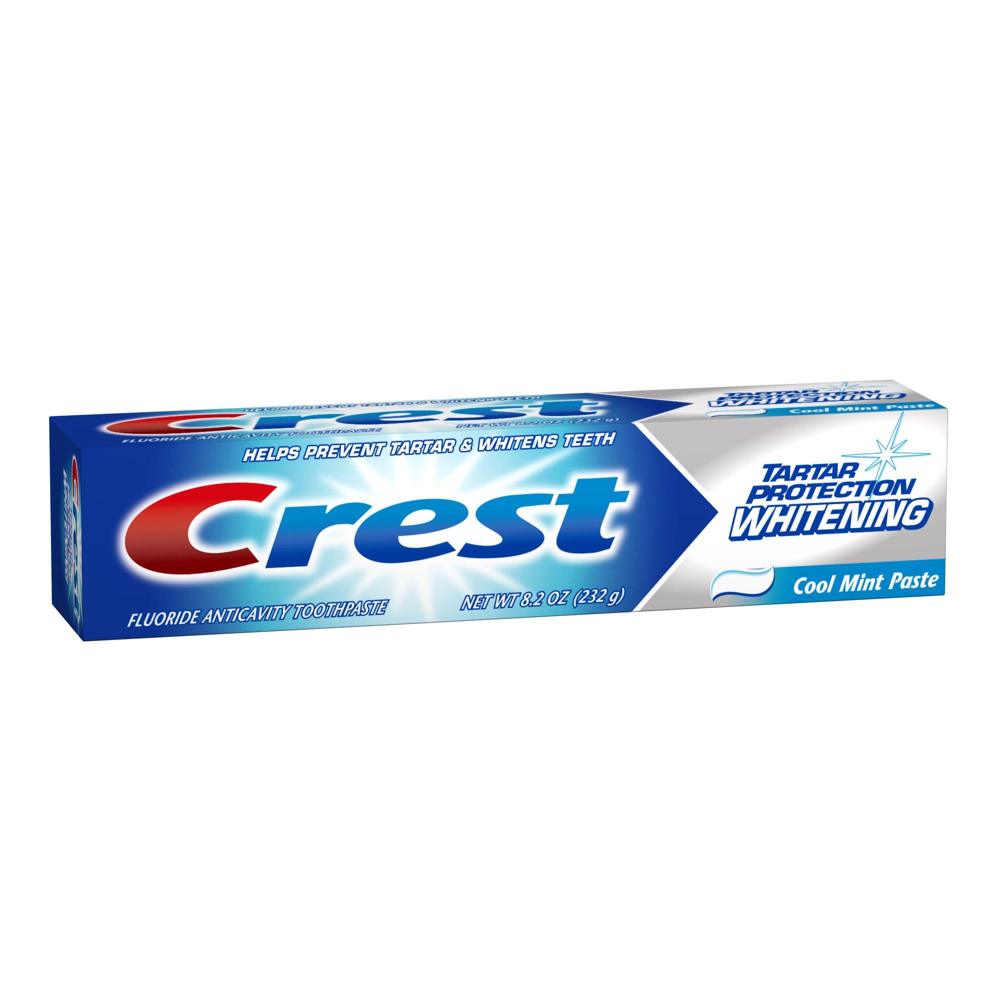 Crest Tartar Protection Whitening Cool Mint Flavor Toothpaste 8.2 Oz (Pack of 4) - Image 11