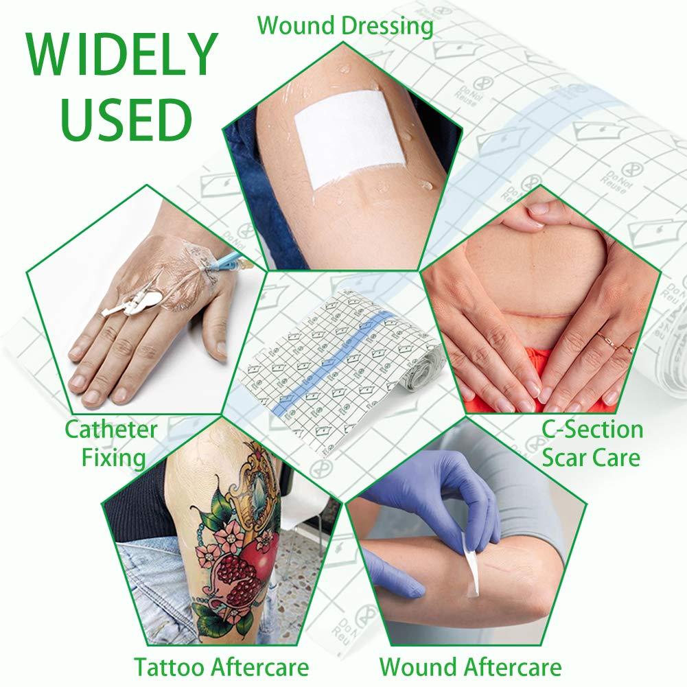 Tattoo Aftercare Bandage Roll 6"x 2 Yard - Waterproof Transparent Film For Tattoos Initial Healing And Skin Repair Adhesive Tattoo Supply Wrap - Image 5