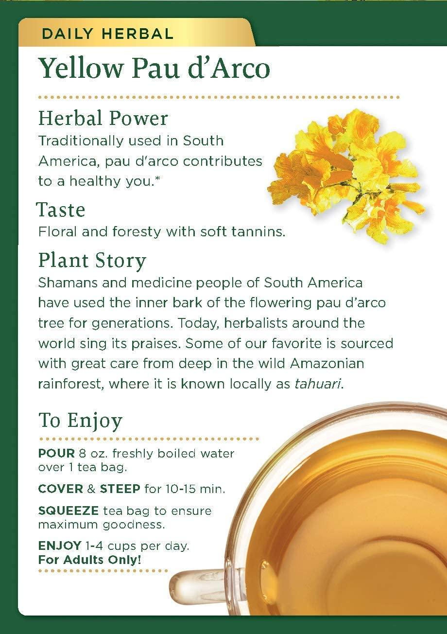 Traditional Medicinal's Pau D'arco Herb Tea (3x16 bag) - Image 3