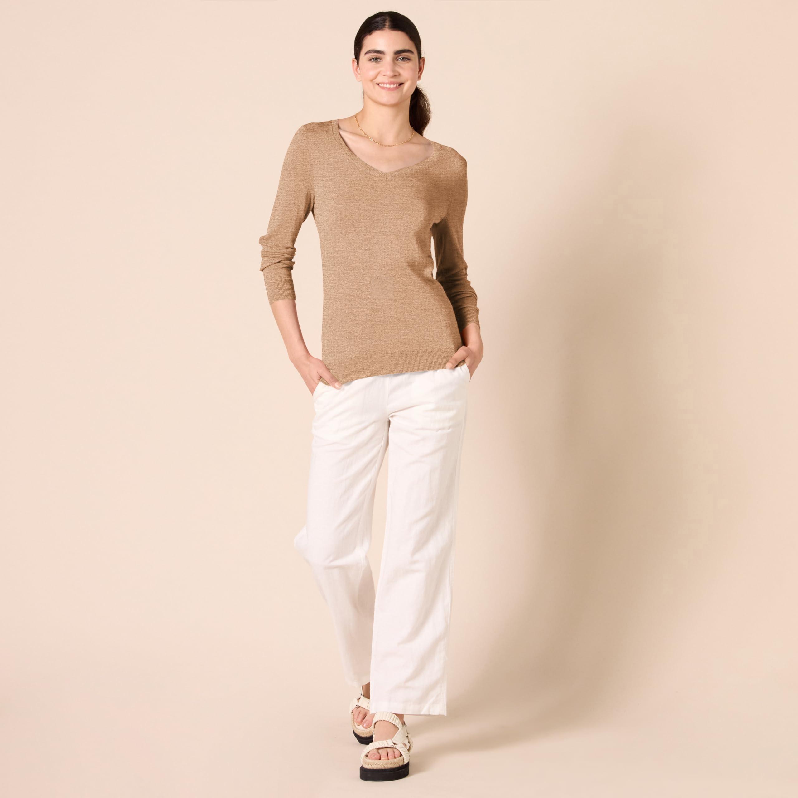 Amazon Essentials Women's Classic-Fit Lightweight Long-Sleeve V-Neck Sweater (Available in Plus Size) - Image 5