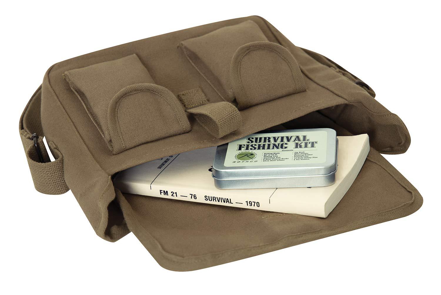 Rothco Canvas Ammo Crossbody Shoulder Bag - Image 2