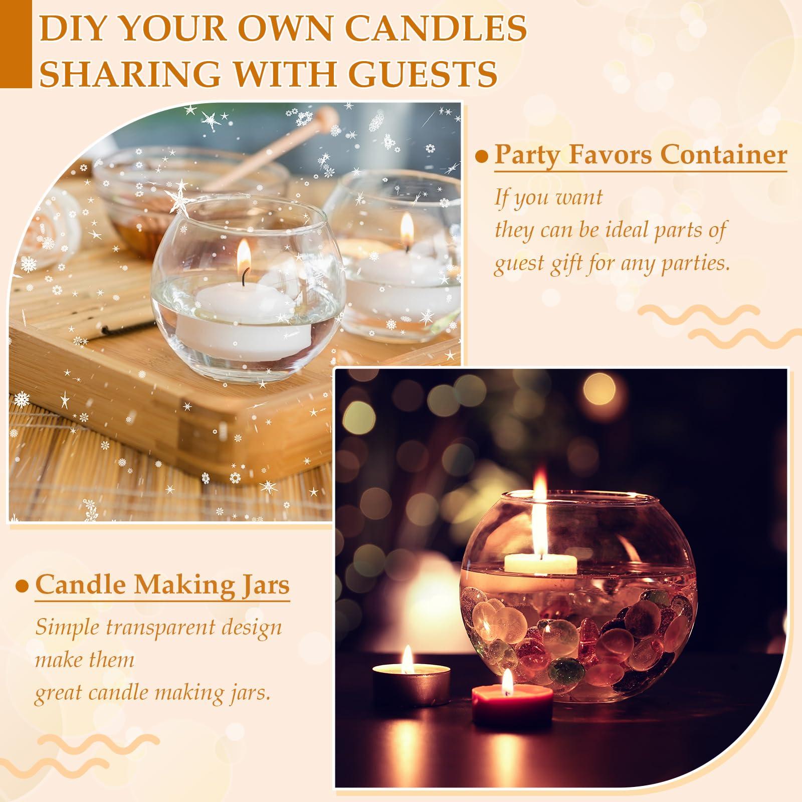 Ziliny 48 Pcs Clear Glass Votive Candle Holders Bulk Tealight Candle Holders Wedding Table Centerpiece Decor Vase for Wedding Bridal Shower Party Decoration - Image 6