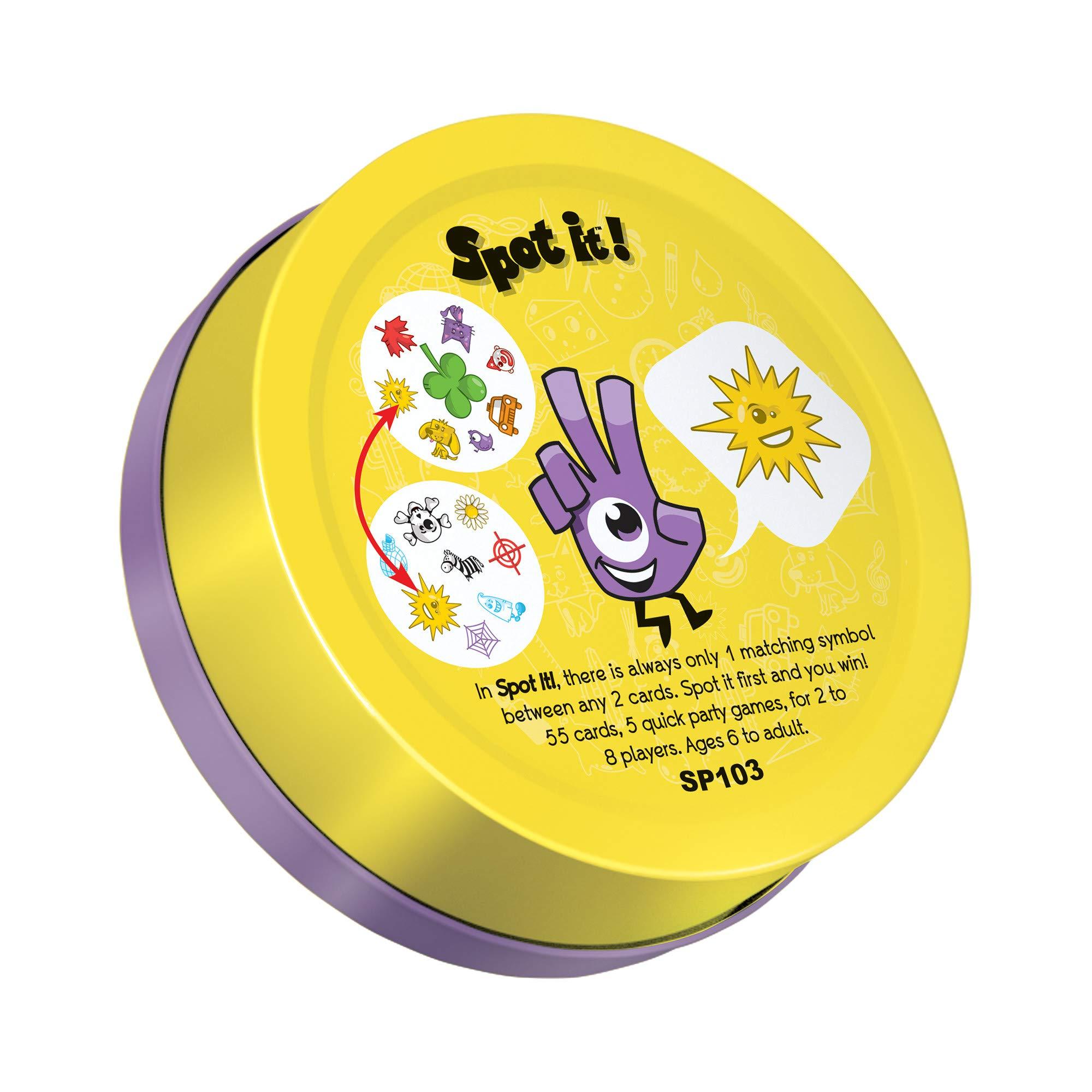 Zygomatic Spot It! Classic Card Game | Game for Kids | Age 6+ | 2 to 8 Players | Average Playtime 15 Minutes | Made - Image 6