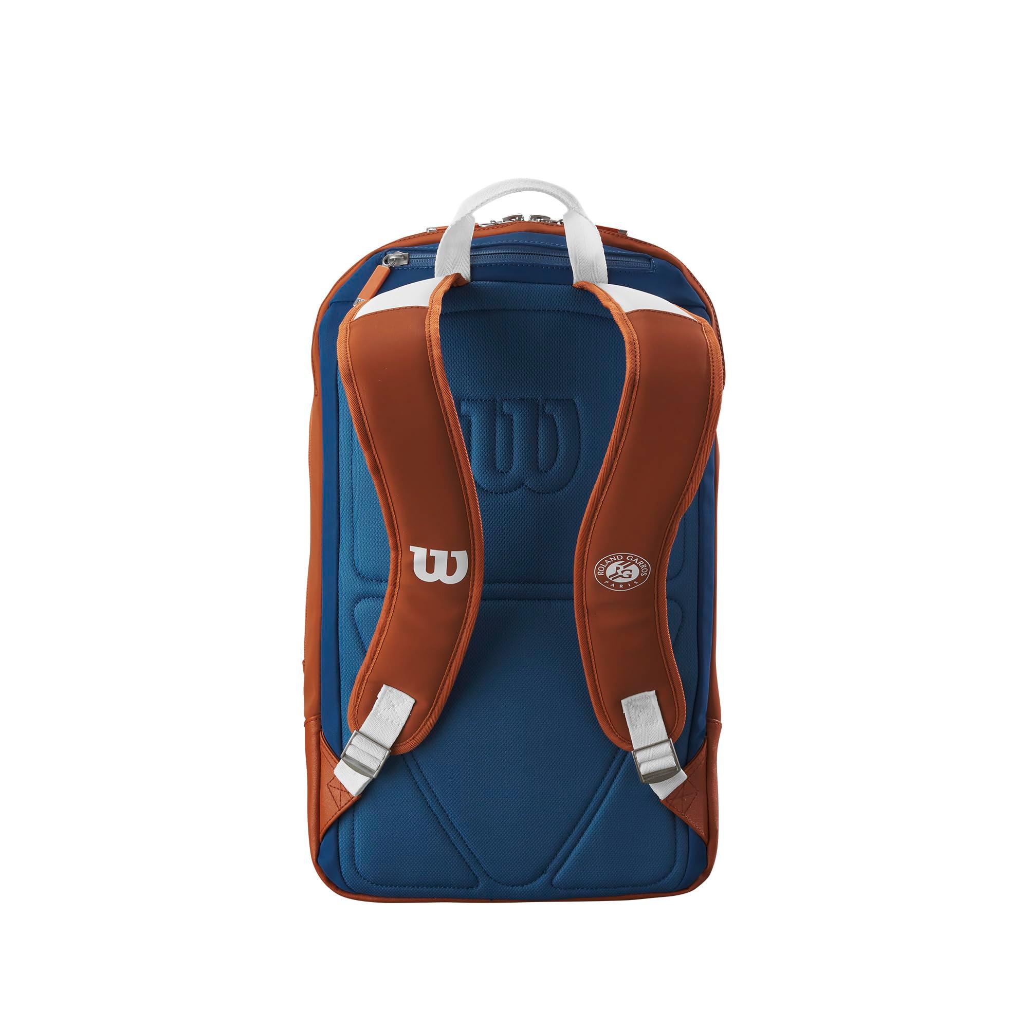 WILSON Roland-Garros Super Tour Tennis Racket Bags - Clay/White/Navy - Image 2
