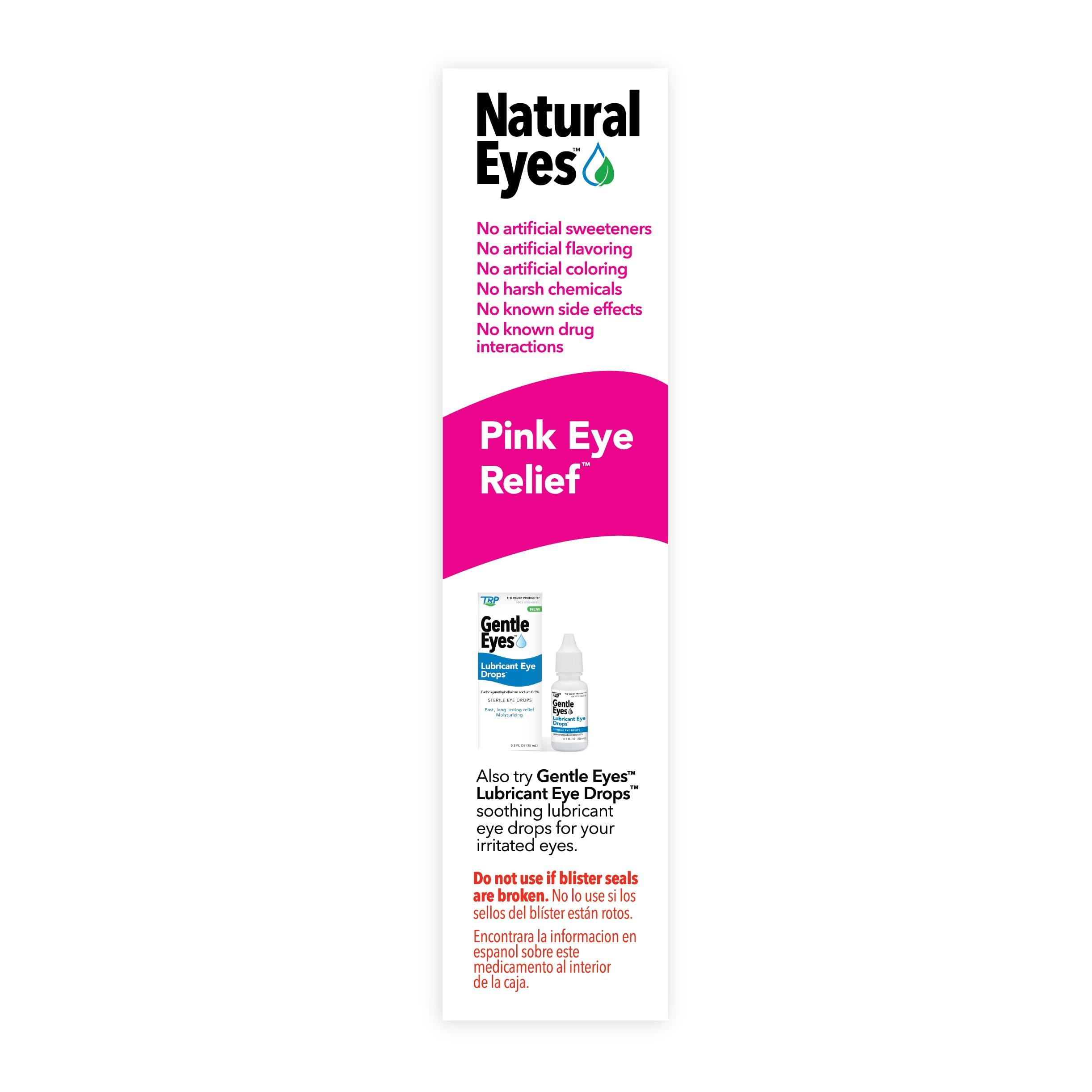 Natural Eyes Pink Eye Relief Fast Dissolving Tablets - 100% Natural Active Ingredients - Helps with Itching, Stinging, Dry Crusty Eyes - 48 Count - Image 8