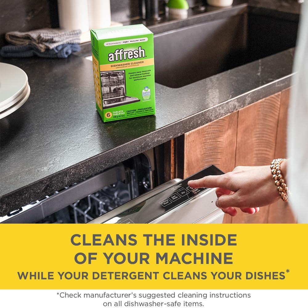 Affresh W10549851 Dishwasher Cleaner 6 Tablets Formulated to Clean Inside All Machine Models, Count - Image 3