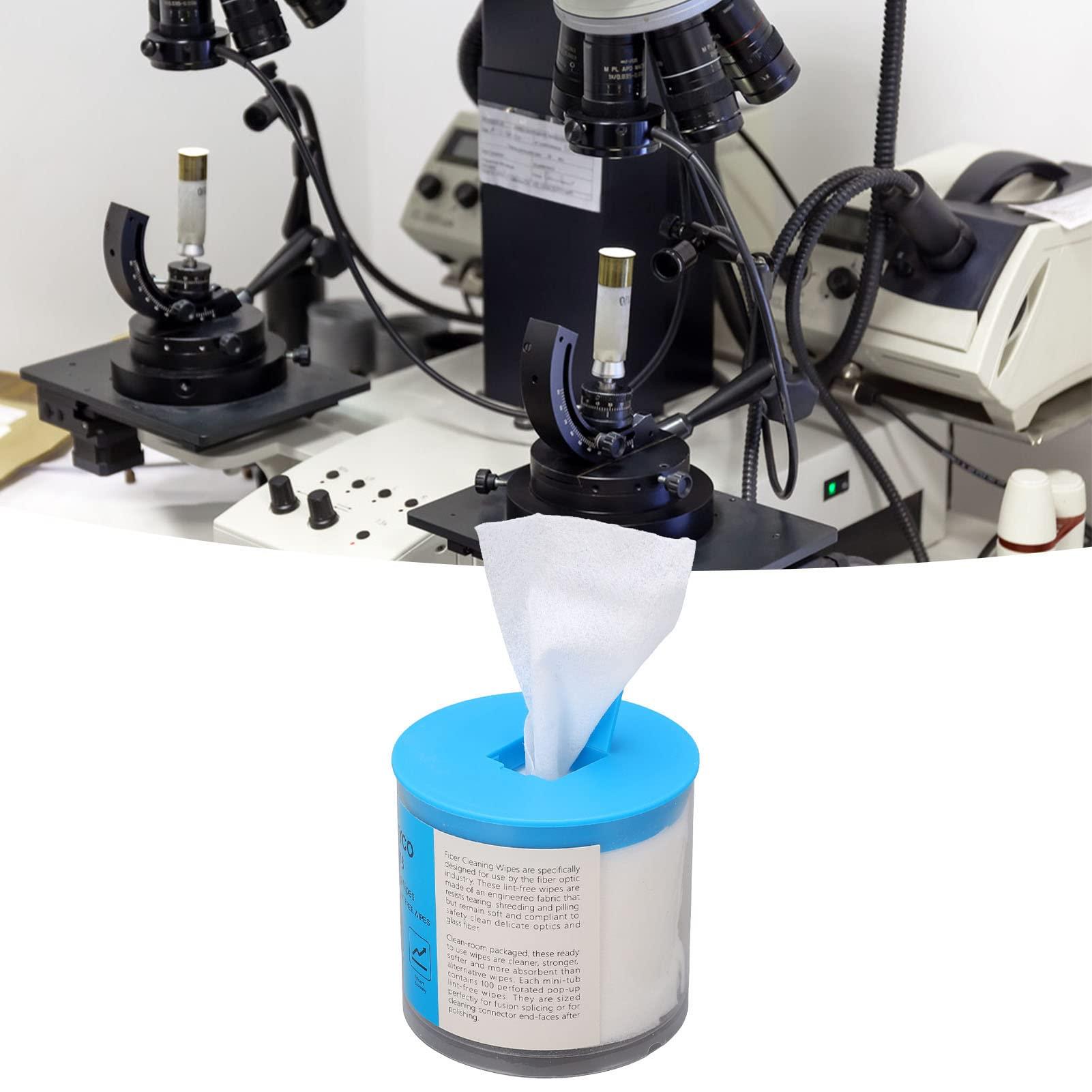 100 Pieces Per Box Optical Fiber Wipes Fiber Cable End Connector Cleaning Dust Paper Fiber Optic Wipes - Image 2
