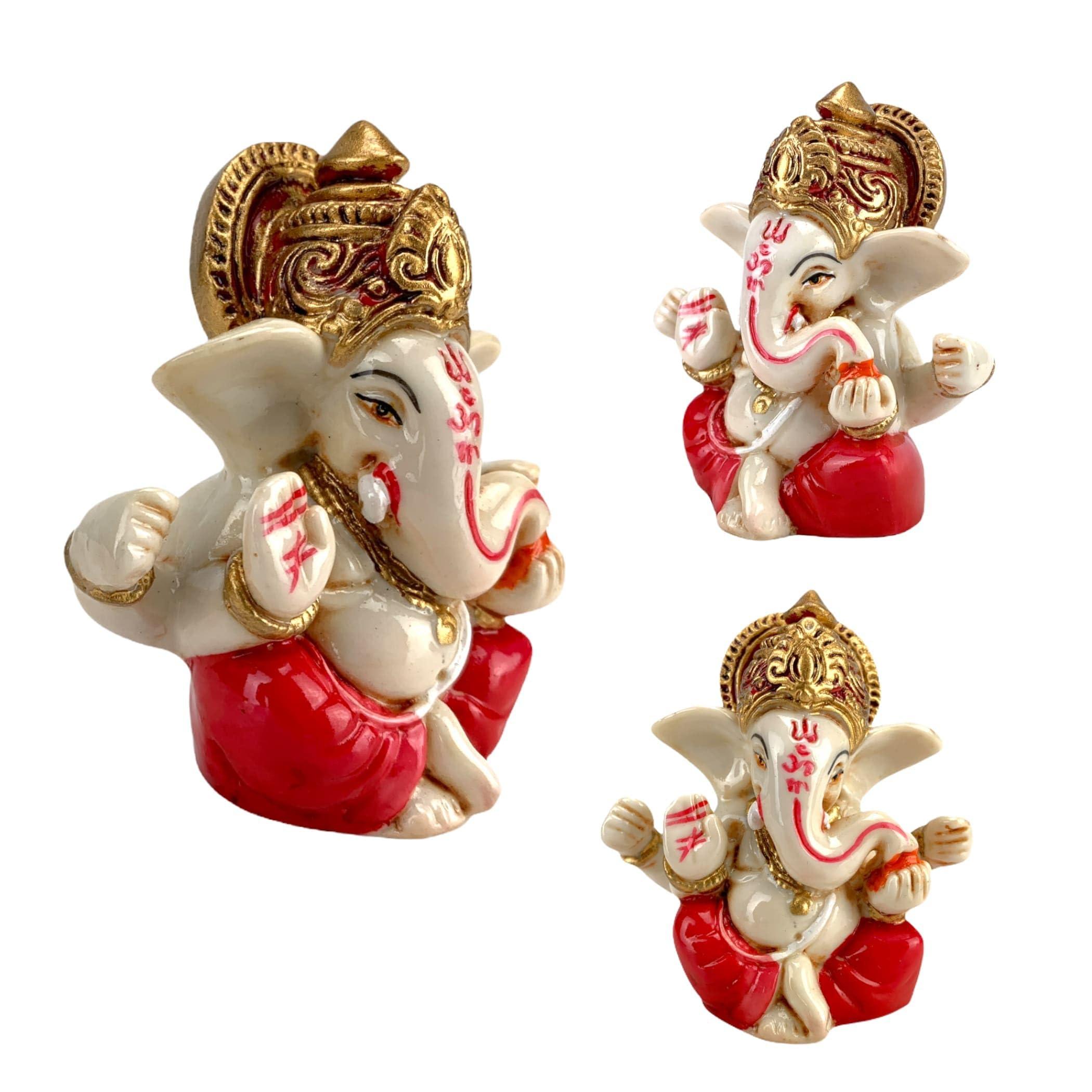 LOVENSPIRE 1 Ct Acrylic Car Ganesha Statue Idol Showpiece God of Luck and Success Ganpati Figurine for Home Decoration and Car Dashboard Housewarming Pooja Diwali Decoration - Image 8