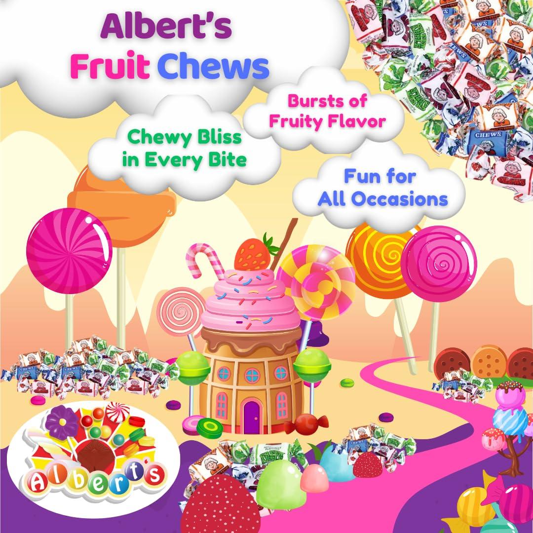 Albert's Chews Fruit Assorted Bag, 240 Piece, 21.2 Ounce - Image 3