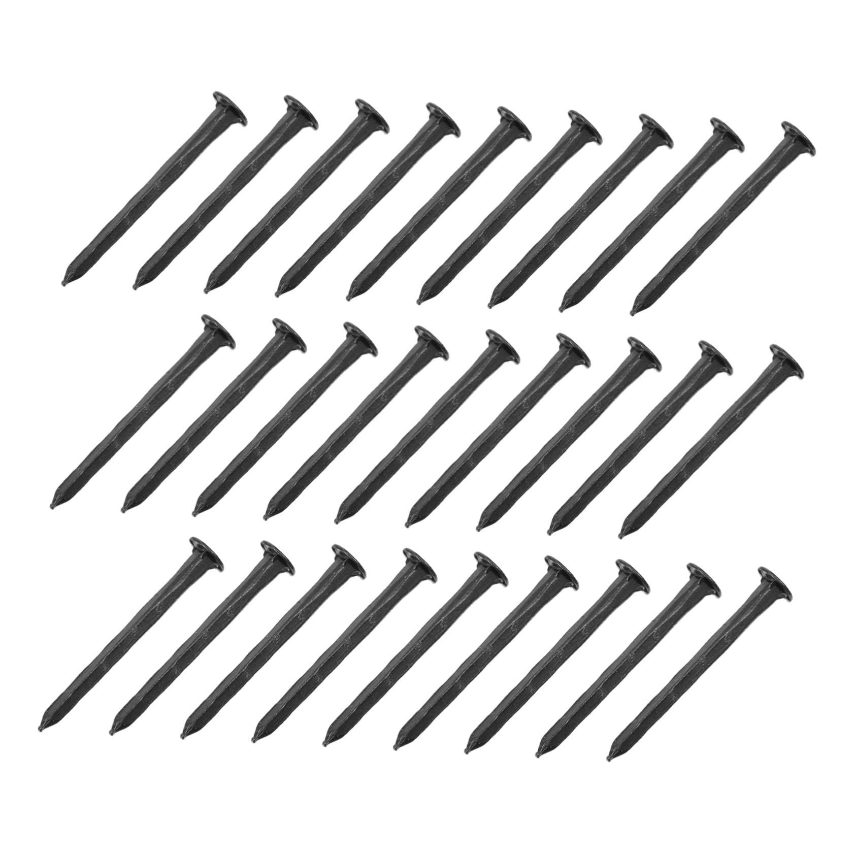 130 Pcs Round Head Shoe Nails Replacement for High Heel Shoes Easy DIY Shoe Repairing 19Mm Black Iron Nails