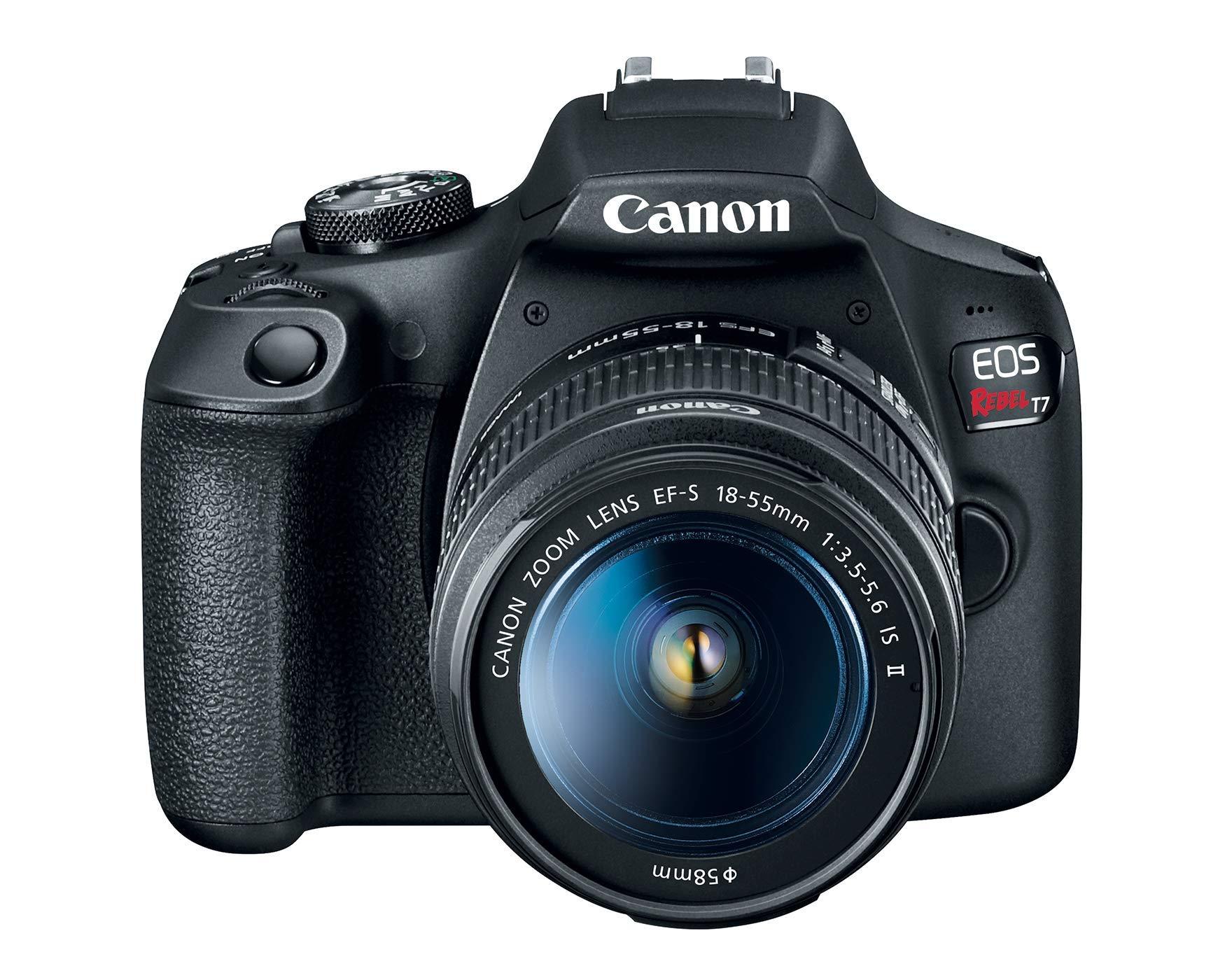 Canon EOS Rebel T7 DSLR Camera with 18-55mm Lens (Black) - Image 2