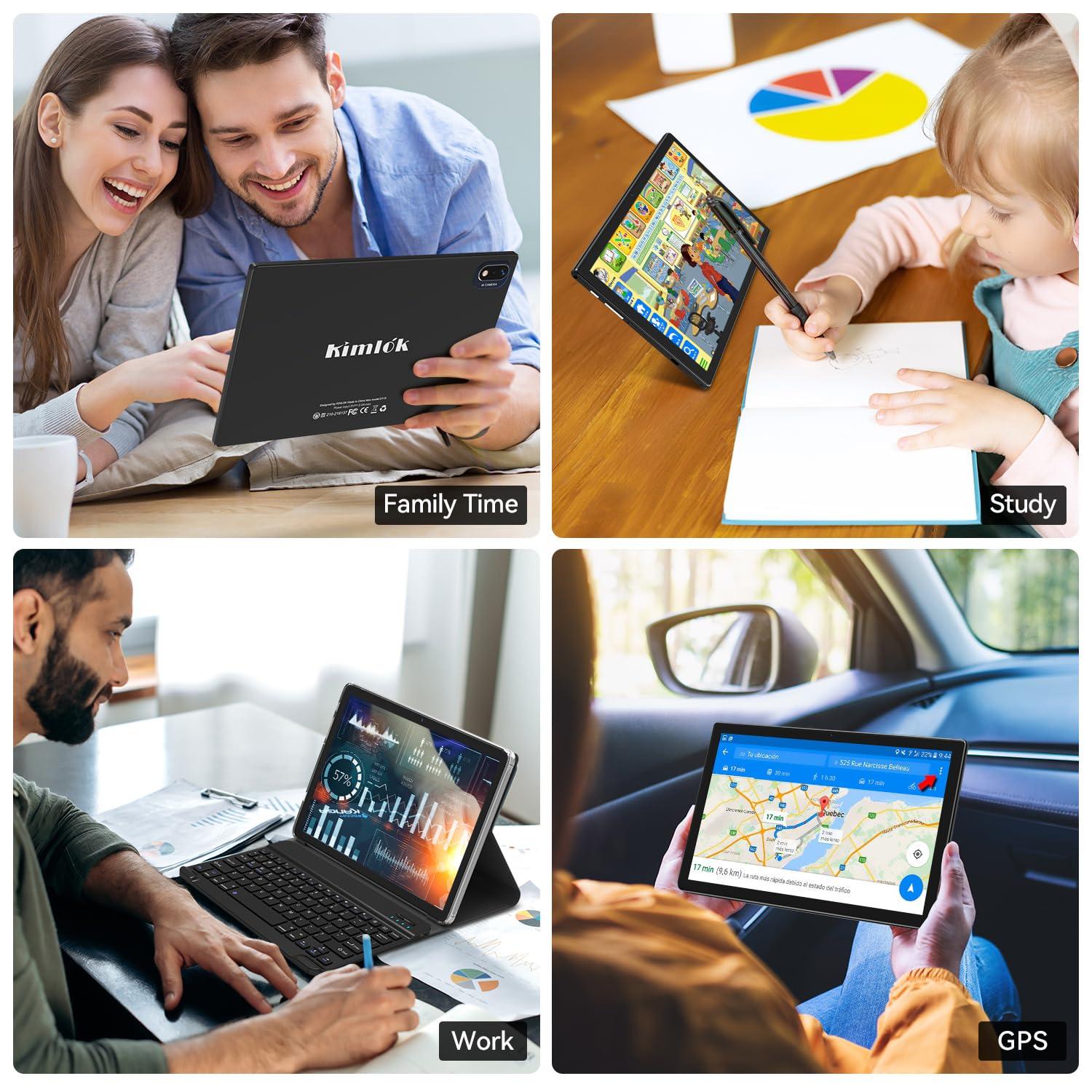 Android 13 Tablet 2025 Latest 10 inch Octa-Core Tableta, 128GB ROM+16GB RAM (8+8 Virtual)+1TB Expand, 5G WiFi Tablets with 13MP+8MP Camera, 8000 mAh Battery, 2 in 1 Tablet with Keyboard, Mouse, Case - Image 7