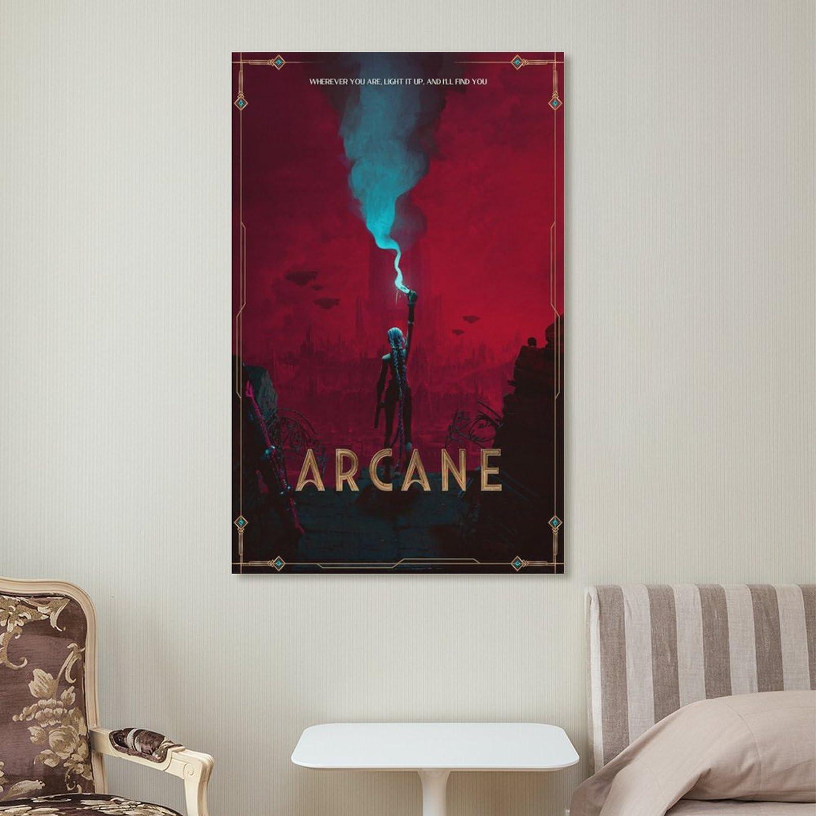 MWKGQXKL Arcane Canvas Poster Wall Art Decor Print Picture Paintings for Living Room Bedroom Decoration 12x18inch(30x45cm) - Image 7