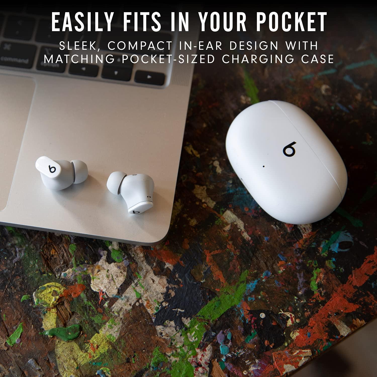 Beats Studio Buds - True Wireless Noise Cancelling Earbuds - Compatible with Apple & Android, Built-in Microphone, IPX4 Rating, Sweat Resistant Earphones, Class 1 Bluetooth Headphones - White - Image 7