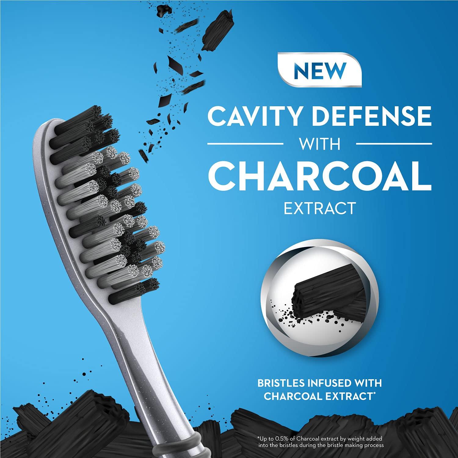 Oral B Cavity Defense 123 Black Toothbrush � Medium (Pack of 4) - Image 4