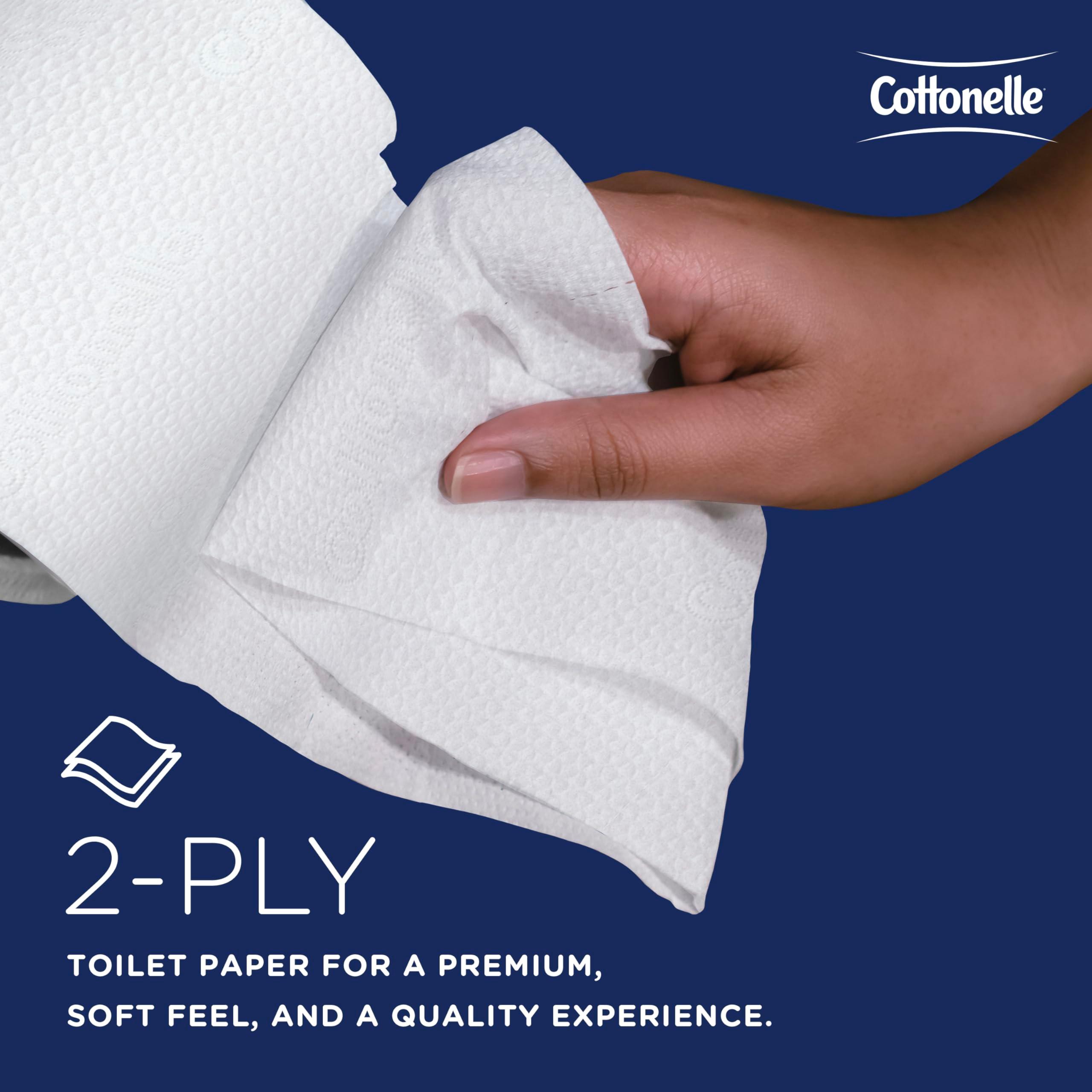 Cottonelle Professional Standard Roll Bulk Toilet Paper (13135), 2-Ply, White, Compact for Easy Storage (20 Rolls of 451 Sheets, 9,020 Sheet Total) - Image 5