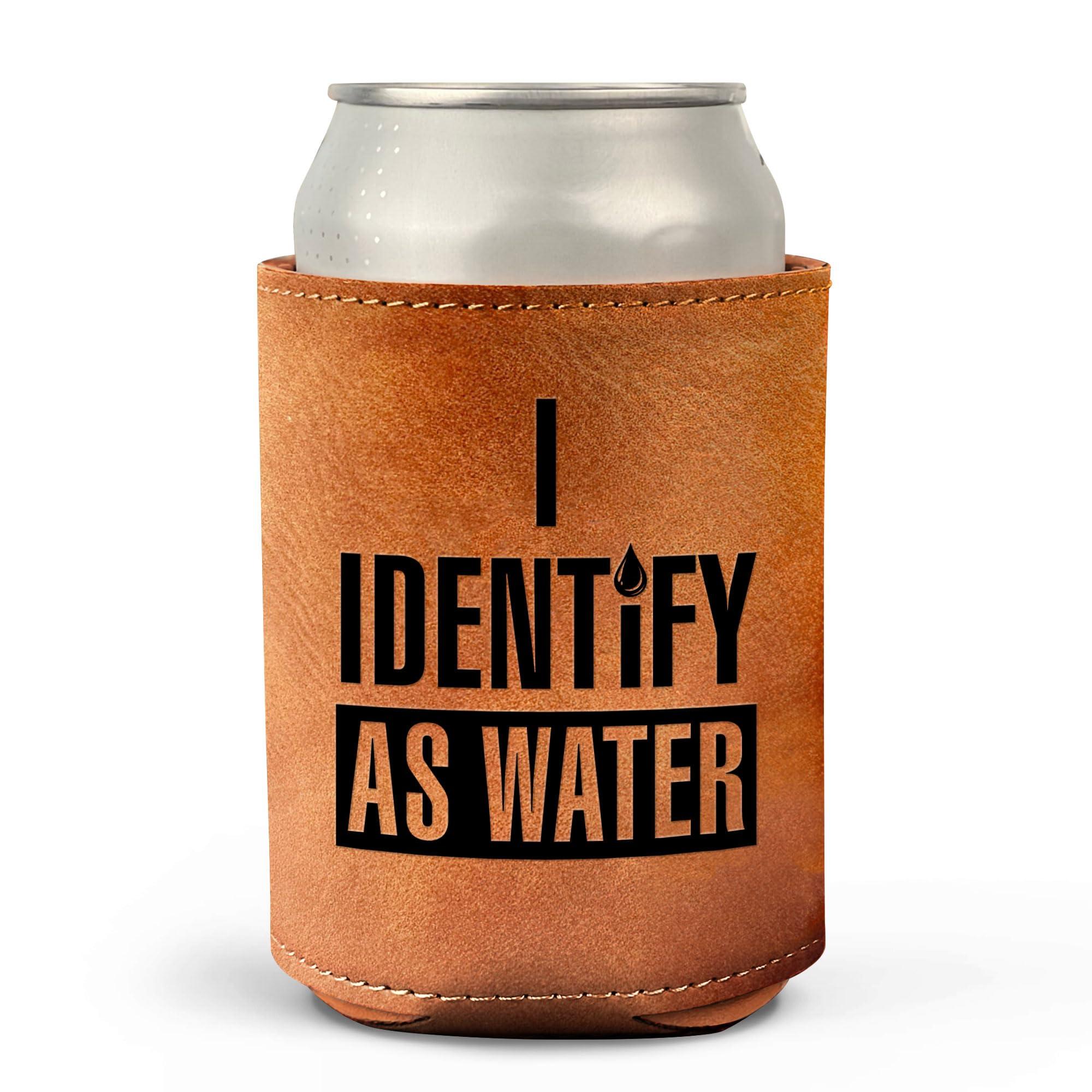 Gifts for Dad from Daughter, Son for Fathers Day - Dad Gifts, Men Gifts - Birthday Gifts for Men, Dad Birthday Gift, Birthday Gifts for Dad - Retirement Gifts for men, Leather Can Cooler for Mens 12Oz