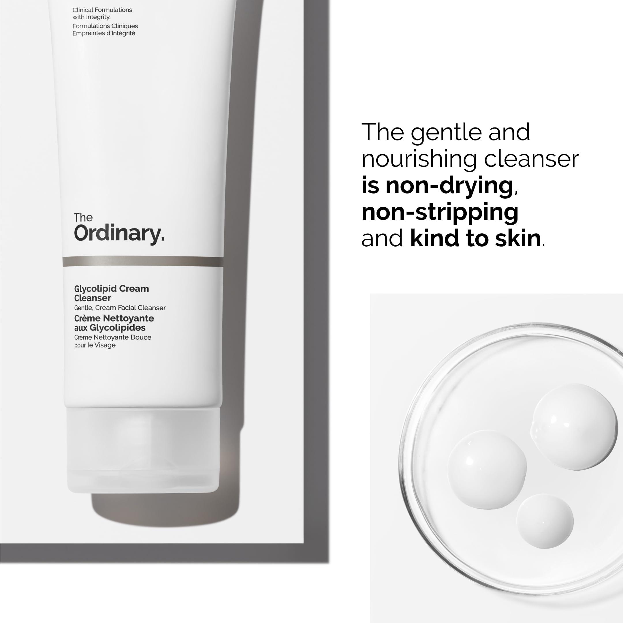 The Ordinary Glycolipid Cream Cleanser, Gentle Makeup Removal with Plant-Derived Glycolipid Agents, 5.1 Fl Oz - Image 2