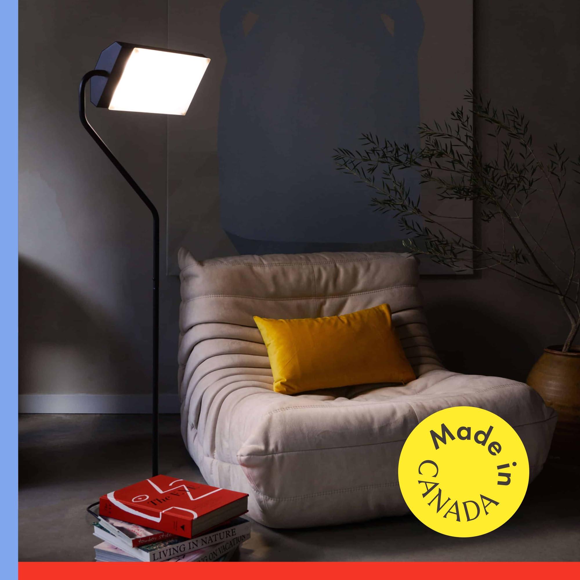 Northern Light Technologies Flamingo 10,000 Lux Bright Light Therapy Floor Lamp, Black, 4 Foot - Image 3