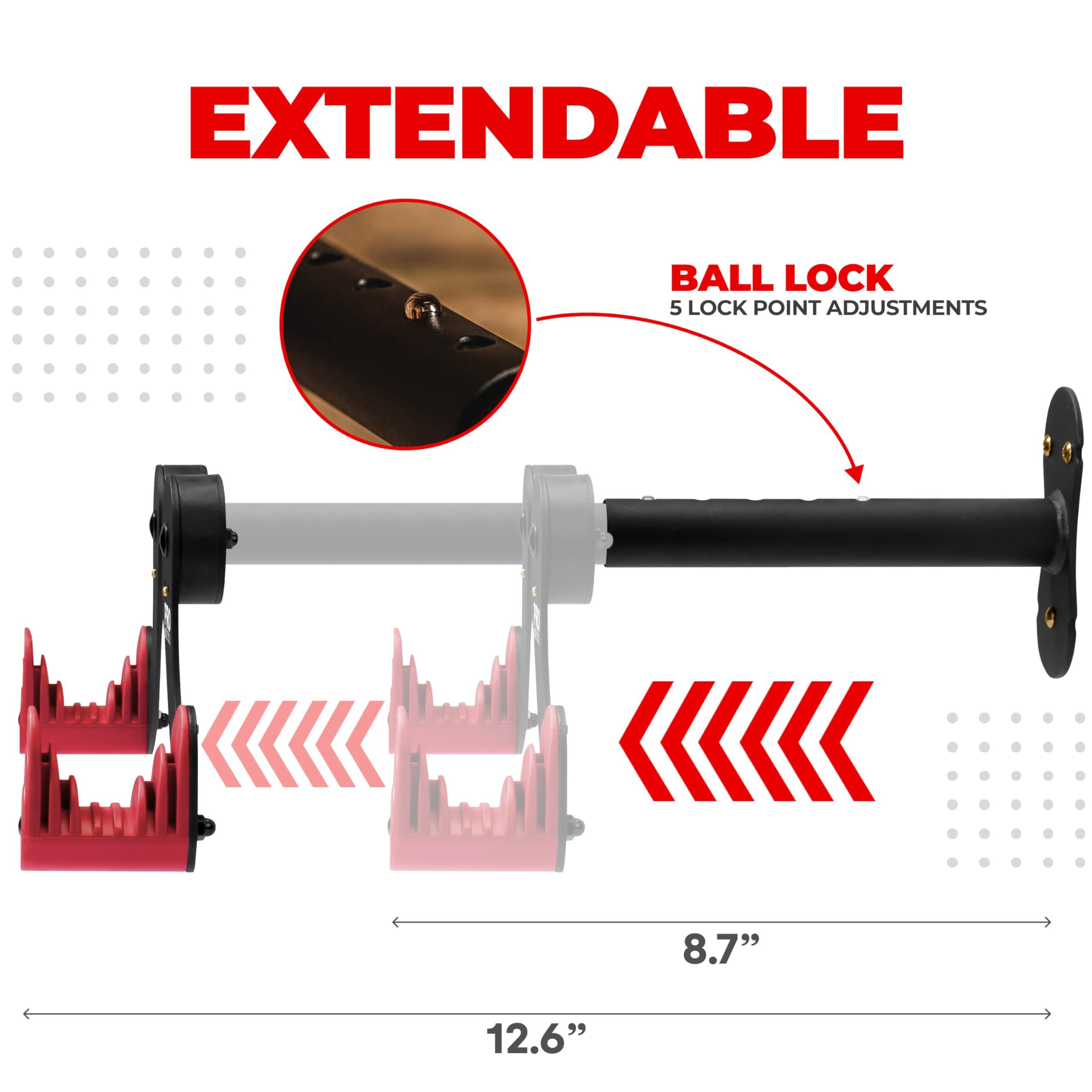 PRO BIKE TOOL Bike Wall Mount - Horizontal Indoor Bike Rack for 1 Bicycle - Bike Rack for Garage - Safe and Secure Bike Hook for Road, Mountain or Hybrid Bikes - Bike Hanger, Bicycle Storage - Image 2
