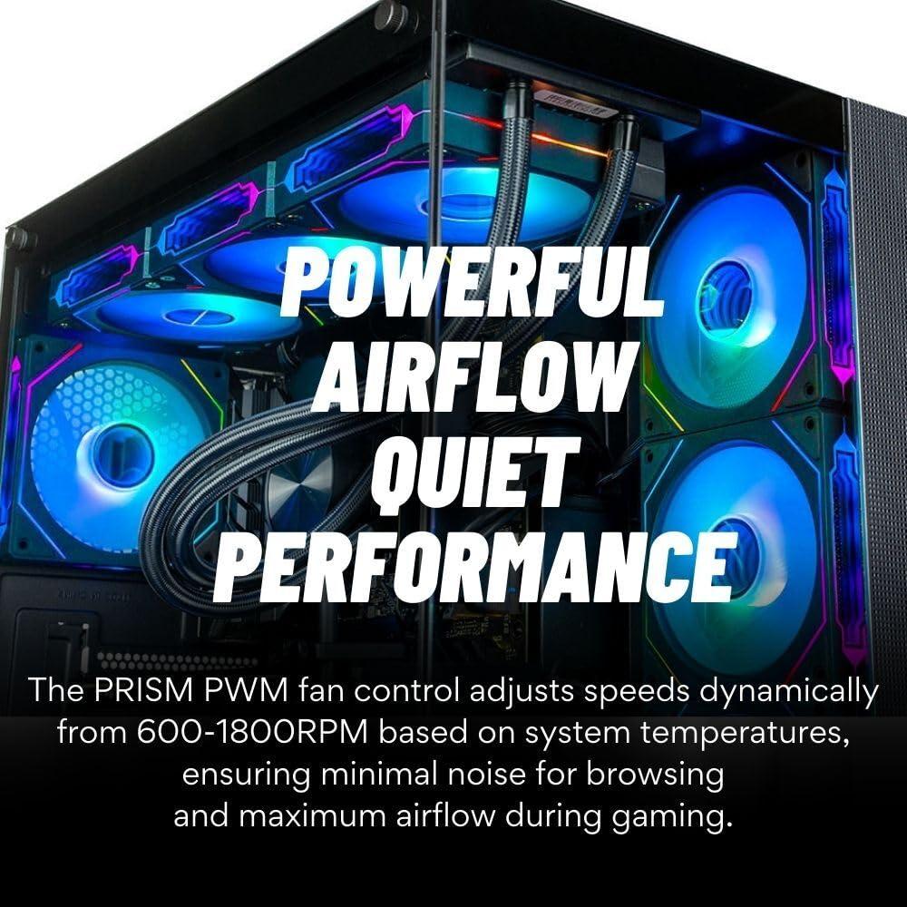 Panorama XL RTX 5090 Gaming Desktop PC - AMD Ryzen 9 9950X3D, 192GB DDR5 RAM, 4TB NVMe 990 Pro Gen4 SSD, 3TB HDD, WiFi 6E + BT, HDMI, Windows 11 Pro - Best 2025 RGB Prebuilt Tower Computer for Gamers - Image 2