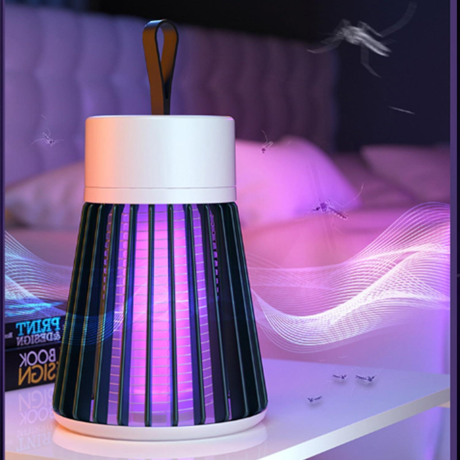 Health & Household Mozz Guard Mosquito Zapper-Mozzguard Pro Bed Light, Portable Cordless Bug Light USB Charing Zapper Outdoor Low Noise Trap Indoor, Waterproof Camping Lamp for Garden, Picnic (A) - Image 2