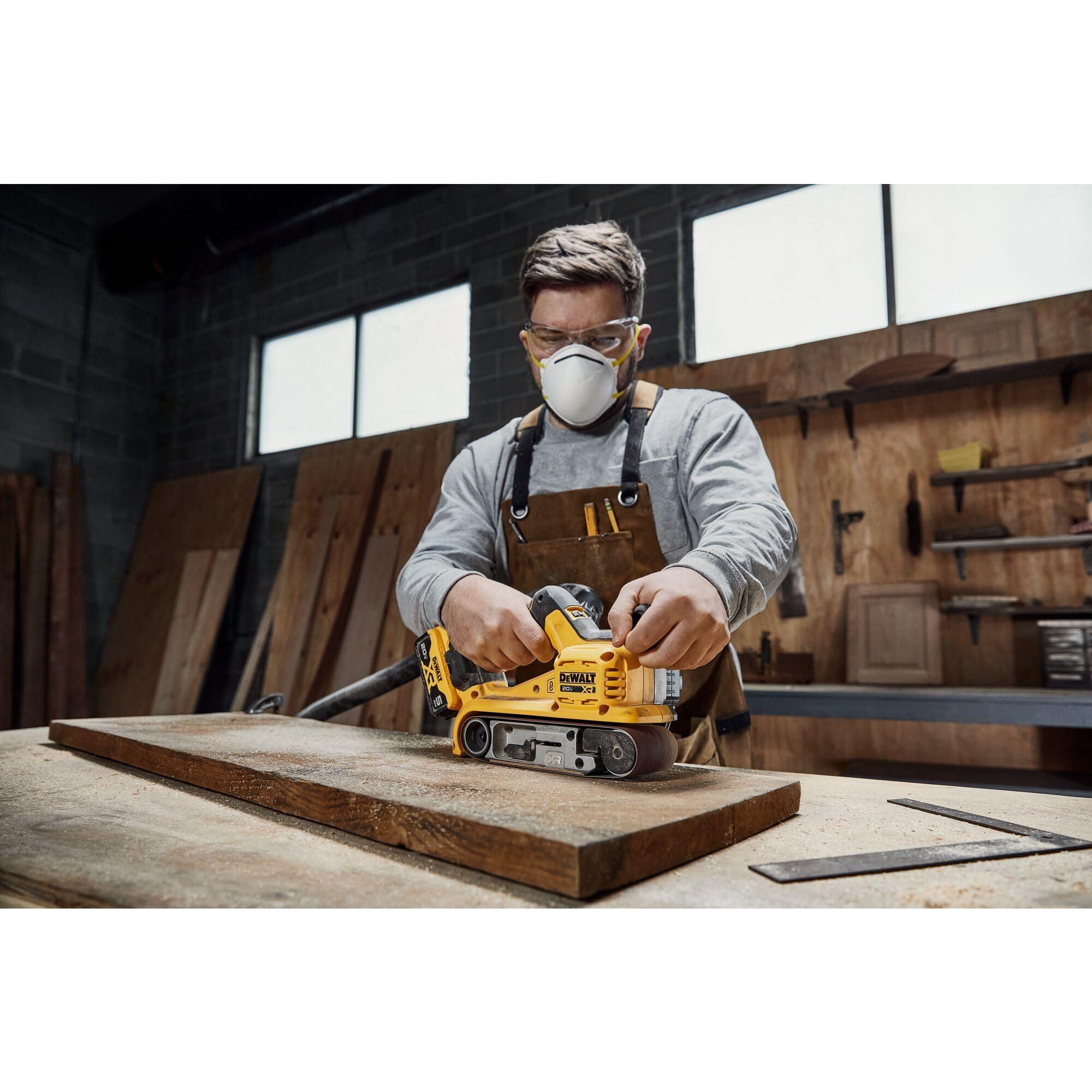 DEWALT 20V MAX* Belt Sander, Cordless, Brushless, Tool Only (DCW220B) - Image 2