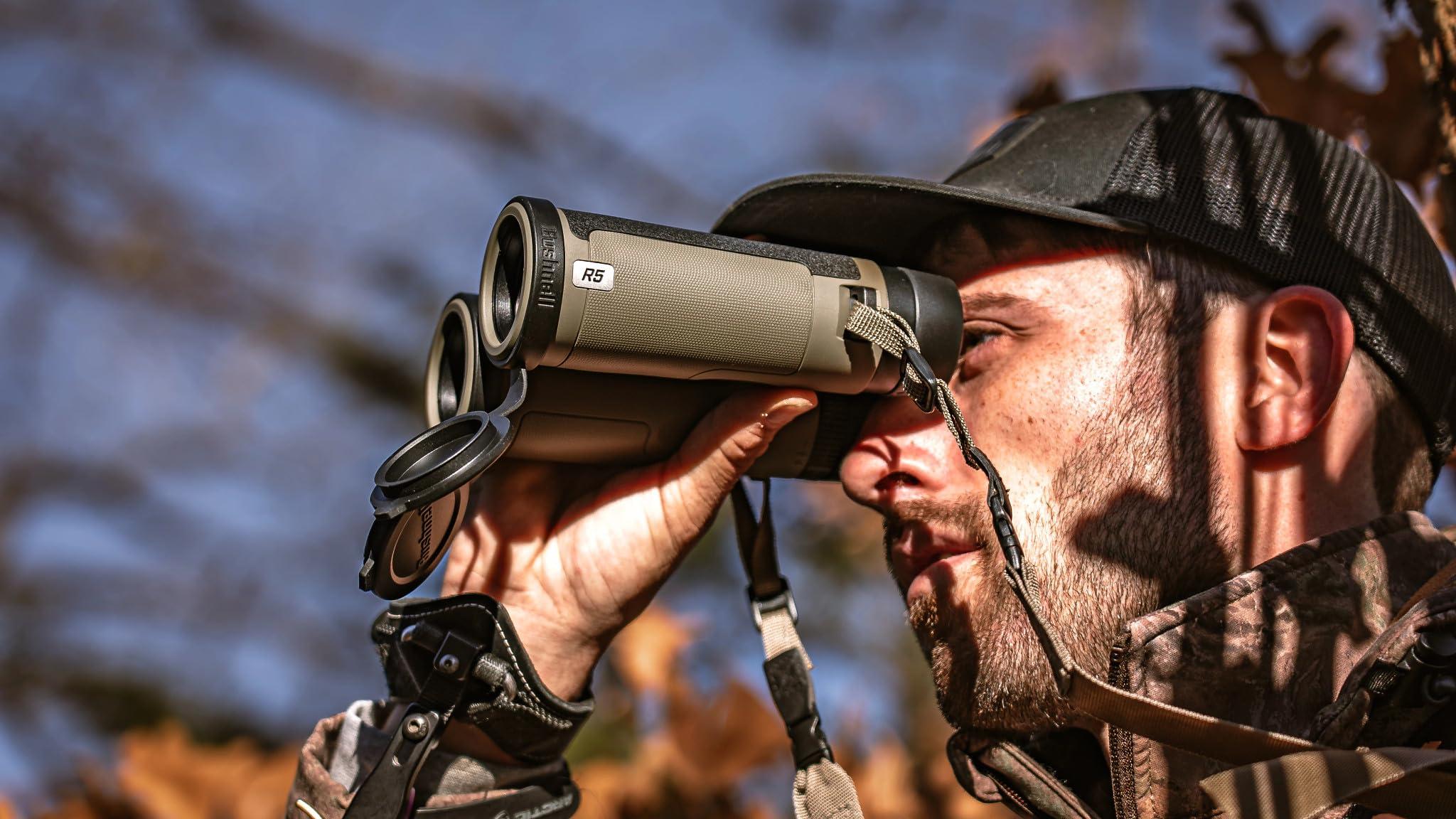 Bushnell R5 12x50 Binoculars with Vault Lite Bino Chest Harness, Phase 3 Coatings, Dielectric Coatings, EXO Barrier, IPX7 Waterproof - Binoculars for Long Range Viewing and Hunting - Image 9