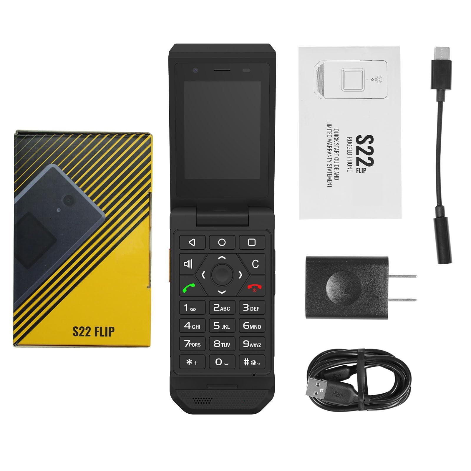 CAT S22 Smart Flip Phone Unlocked (16GB) 2.8" Touchscreen Rugged Cell Phone Android 11, IP68 Water Resistant, T-Mobile 4G LTE GSM Single Nano Slot,Compatible with T-Mobile (New) - Image 8