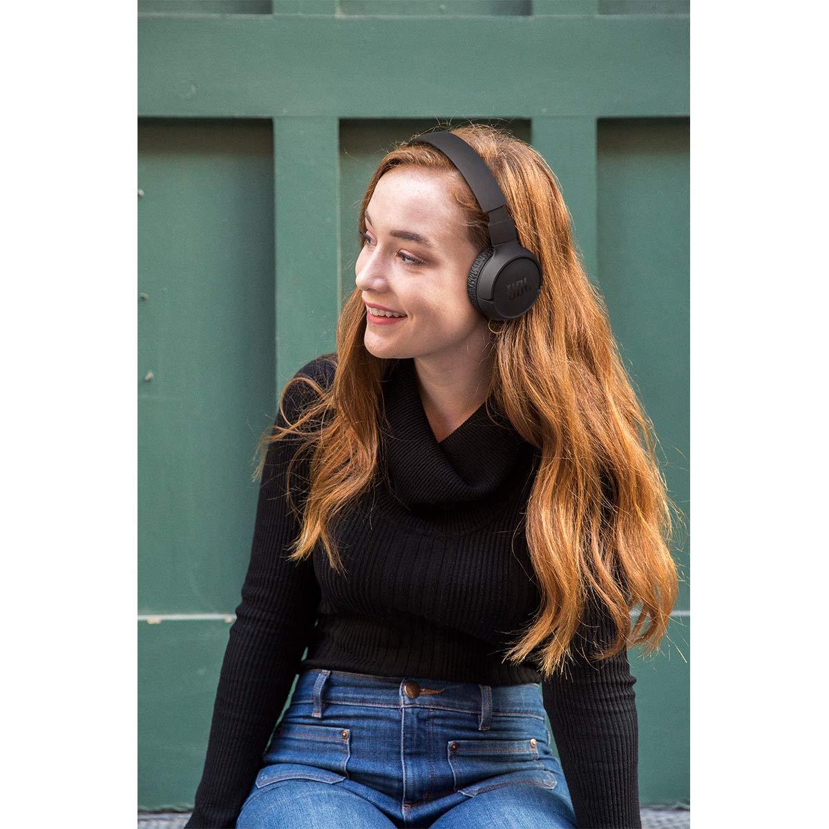 JBL Tune 510BT: Wireless On-Ear Headphones with Purebass Sound - Black - Image 9