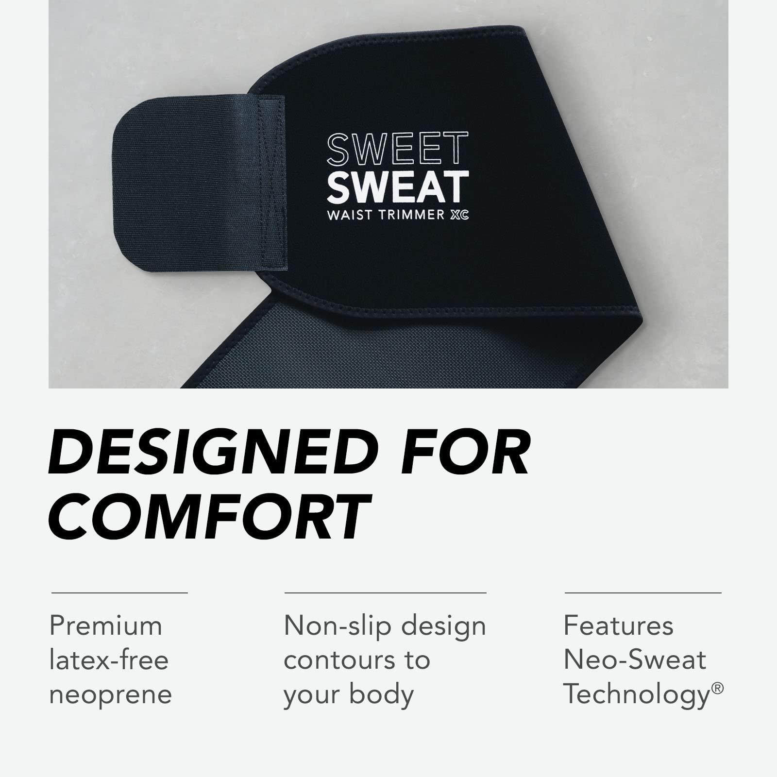 Sports Research® Sweet Sweat Waist Trimmer - Premium Sweat Enhancing Fitness Belt for Women & Men - 5 Adjustable Sizes - Image 5
