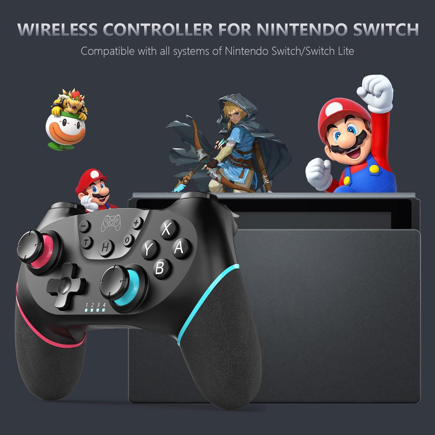 ASTARRY Switch Controller Wireless Switch Pro Controller Compatible with Switch/Switch Lite/Switch OLED Programmable Remote Gamepad Joystick with Wake-up and Turbo（Upgraded Version） - Image 7