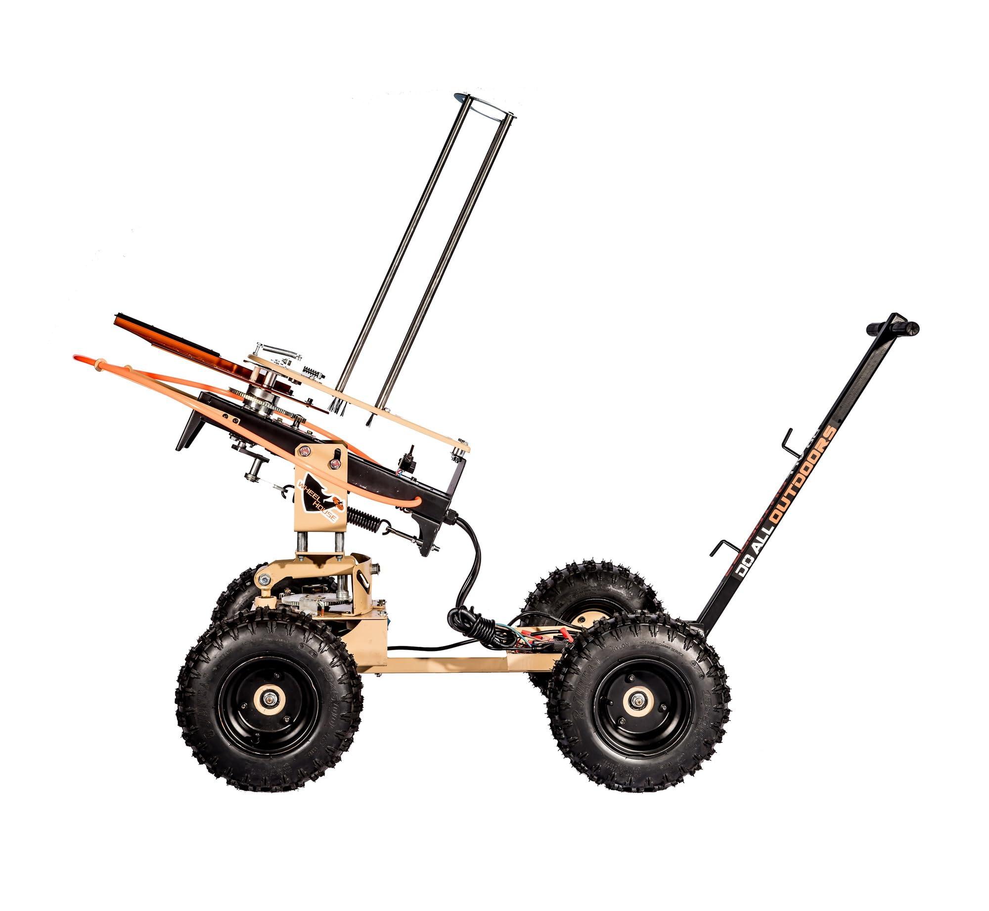 Do All Outdoors Wheelhouse Automatic Clay Pigeon Thrower - Skeet Thrower Machine with Wobbler Kit and Wireless Remote Launch Controller - Image 3