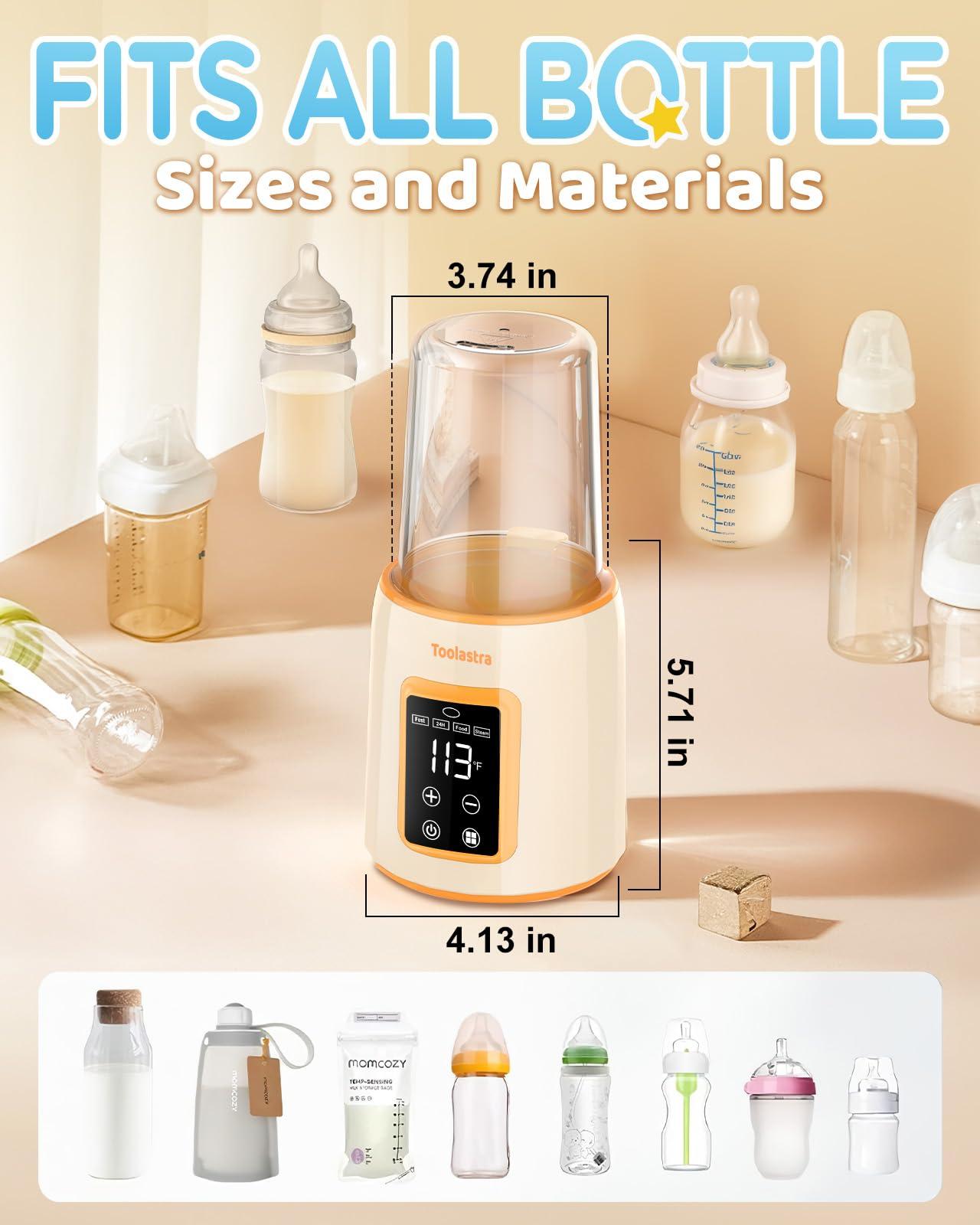 Bottle Warmer, Faster Heating Baby Milk Warmers for All Bottles with Accurate Temp Control Water Bath Tech and Auto Shut-Off, BPA-Free Multifunctional Bottle Warmer for Breastmilk and Formula - Image 2