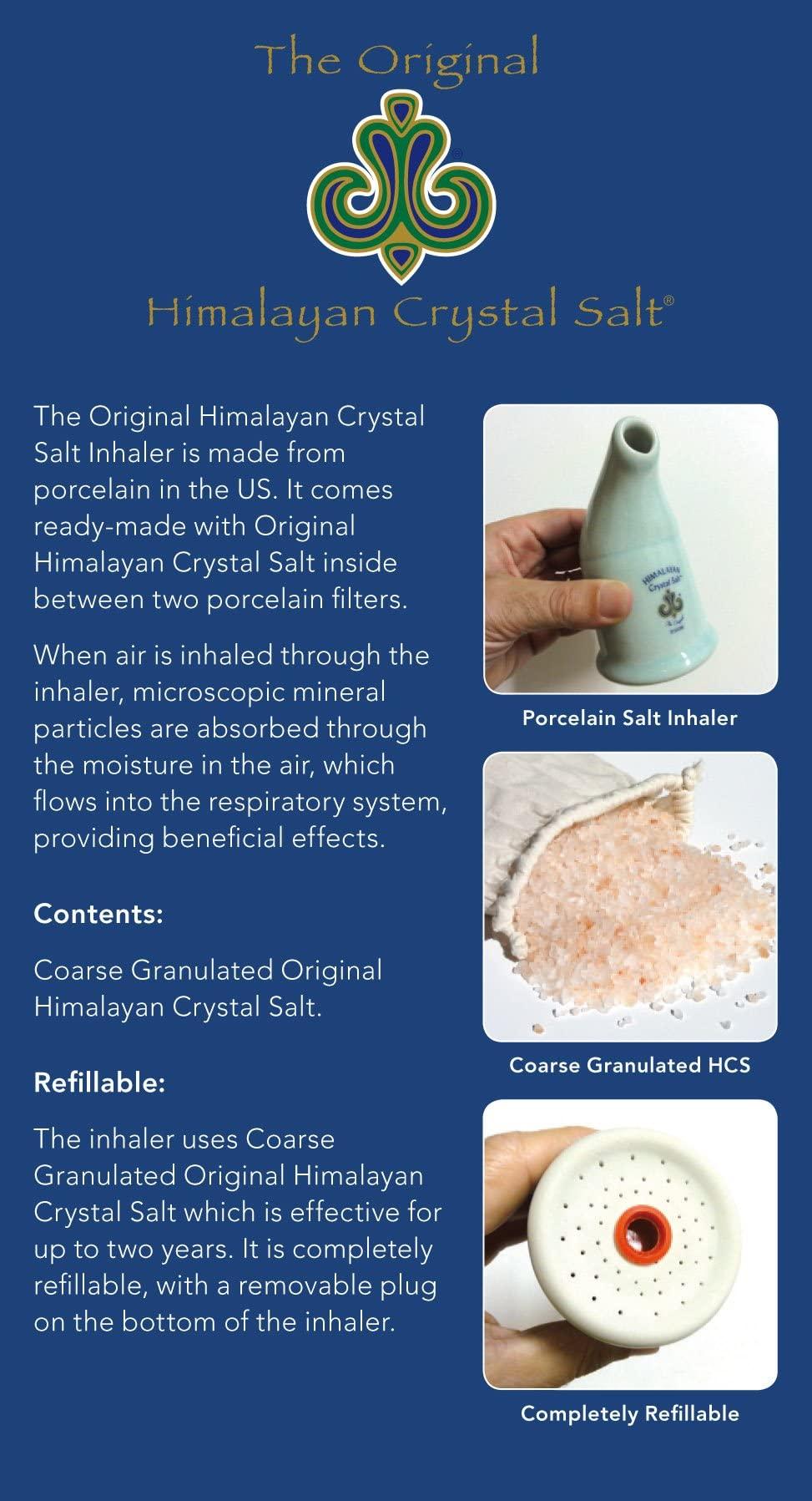 Original Himalayan Crystal Salt Inhaler for Bronchial and Lung Health | Made in USA - Image 3