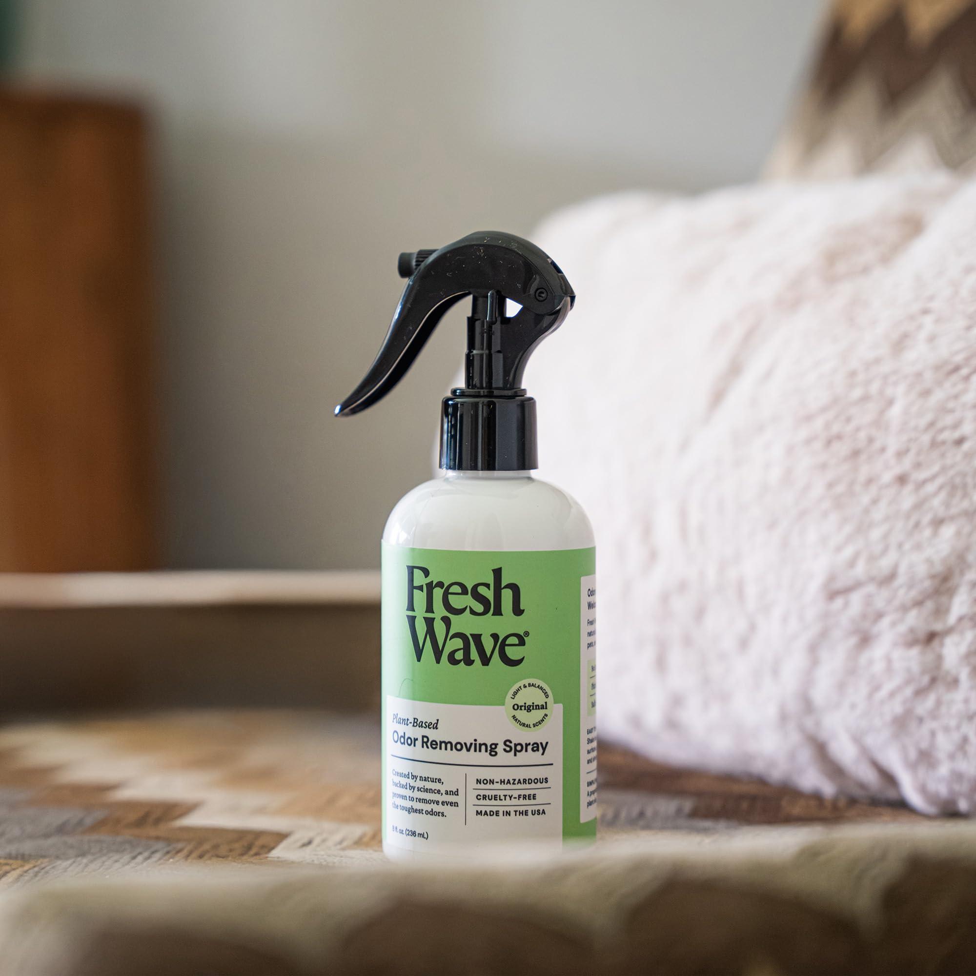 Fresh Wave Original Scent Odor Removing Spray, 8 fl. oz. | Pack of 2 | Odor Absorber for Home, Furniture, Fabrics & Trash | Safer Odor Relief - Image 7