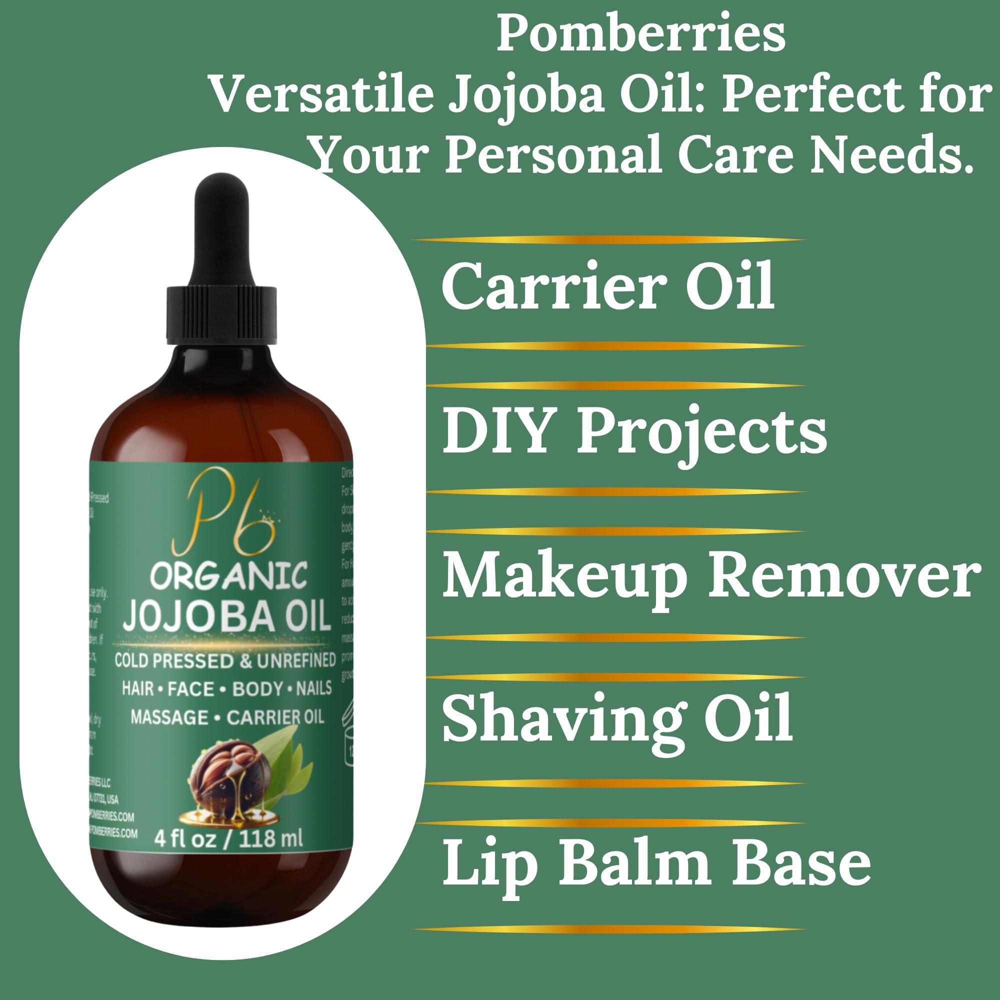Organic Jojoba Oil – 100% Pure, Cold-Pressed & Unrefined | Hexane-Free Golden Jojoba Oil for Hair, Skin & Nails | Hydrating Body Oil, Supports Youthful Glow & Smooth Texture | 4 fl oz - Image 7