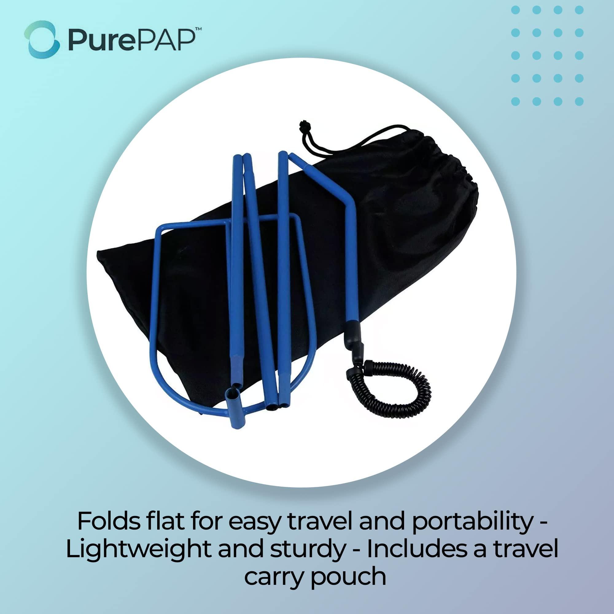PurePap CPAP Hose Holder for Sleeping - Tangle-Free CPAP Hose Hanger - Adjustable Swivel Arm CPAP Accessories - Compact Design CPAP Hose Holder for Bed - Sleeping Accessories - Image 4