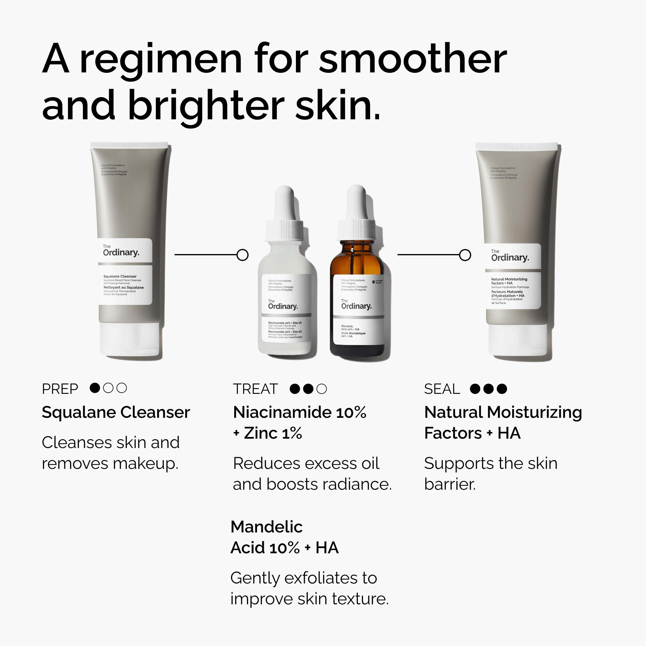 The Ordinary Mandelic Acid 10% + Hyaluronic Acid, Gentle Exfoliating Serum for Clarity and Hydration, 1 Fl Oz - Image 5