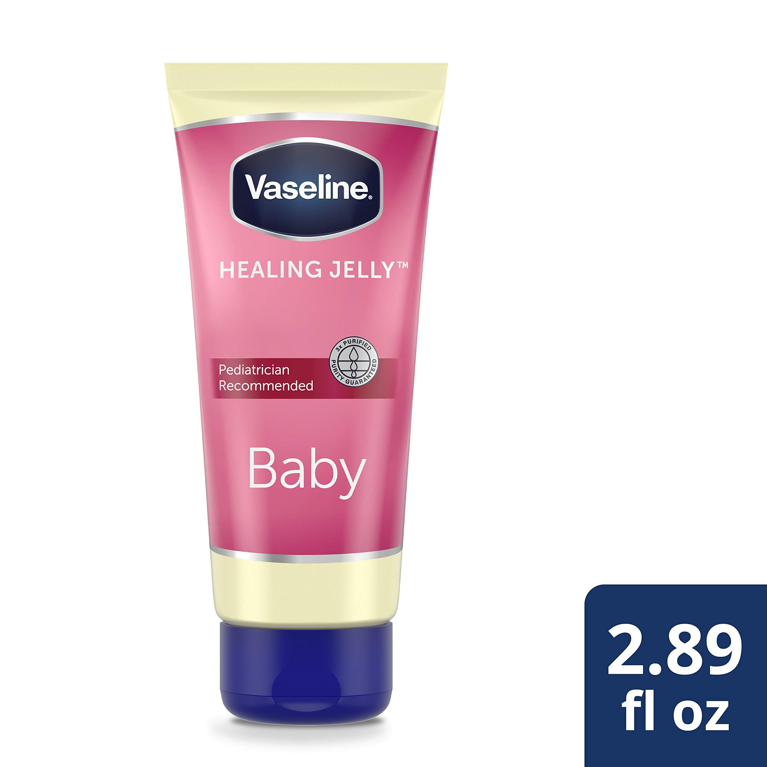 Vaseline Healing Jelly Petroleum Jelly For Diaper Rash Moisturizer For Baby Hypoallergenic Skin Protectant 2.89 oz - Image 2