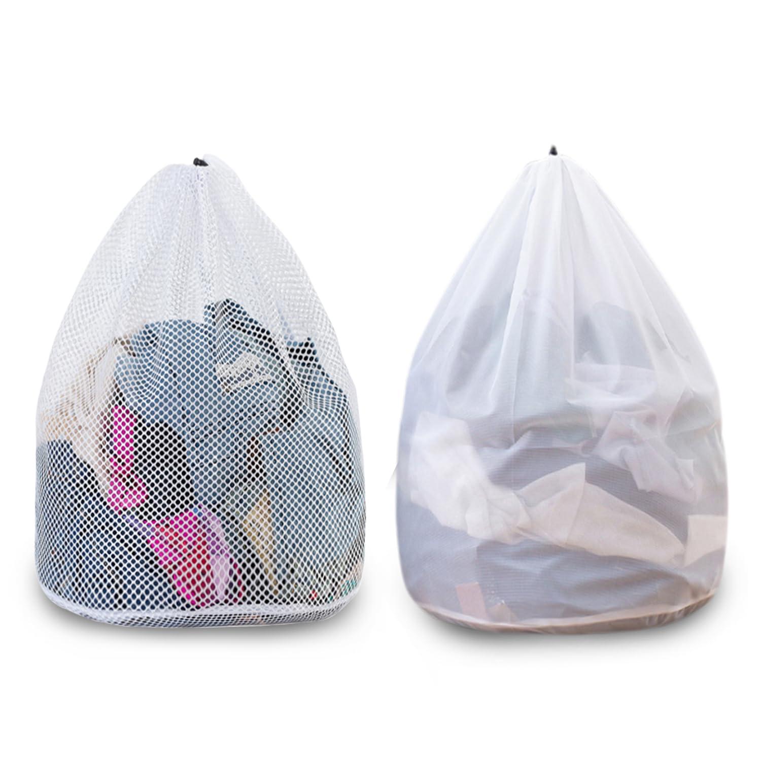 RUIQINQI Extra Large Mesh Laundry Bags Washing Bag 2Pack Delicates Bag and Zipper Laundry Bag Jumbo for Washing Machine Large Mesh Bags for Blankets, Bedding, Coats, Toys (2PCS-XXXL) - Image 7
