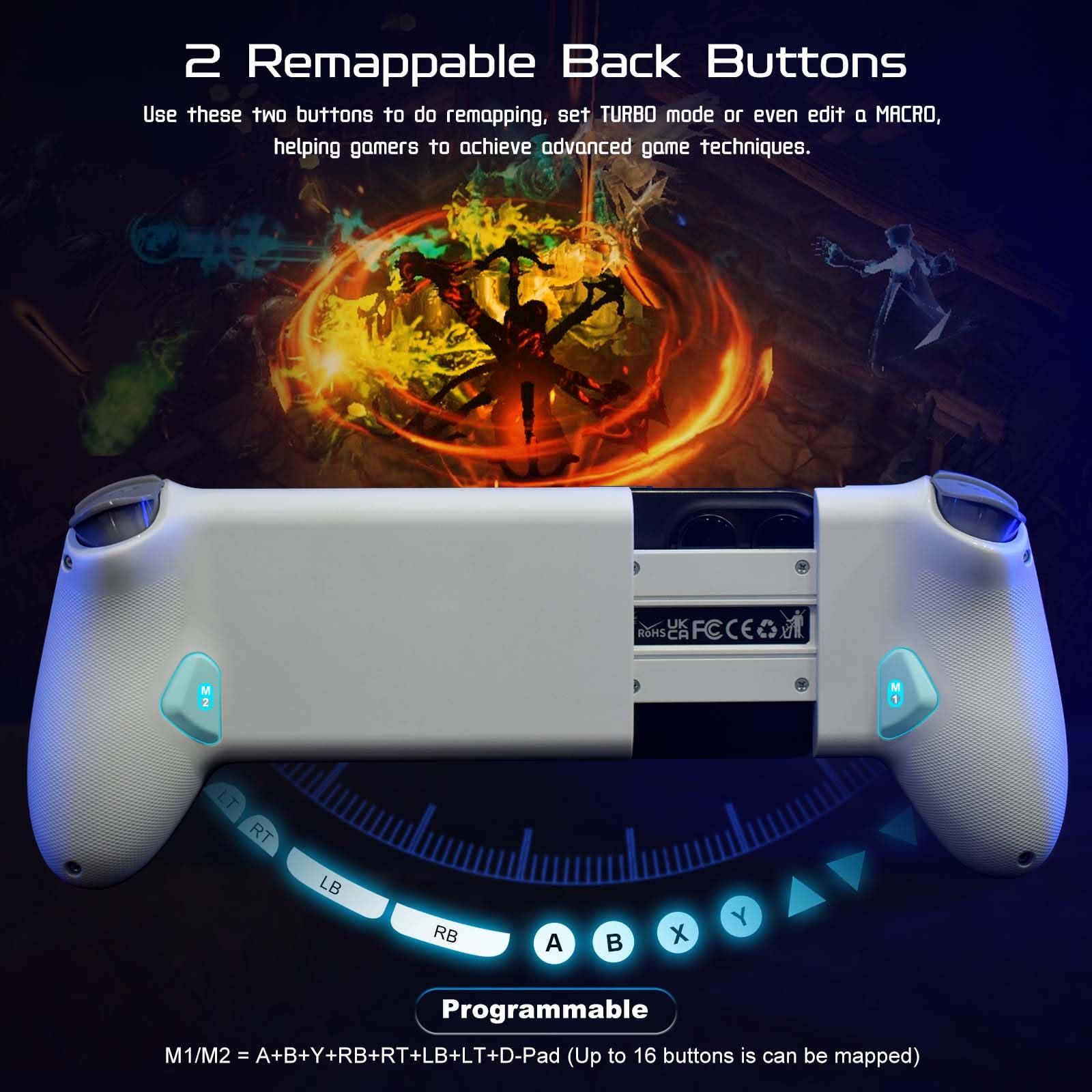Joso Phone Controller for Android & iPhone 16/15 Series, USB-C Mobile Game Controller with Ergonomic Design, Compatible with PS Remote Play/Cloud Gaming/Emulator - Image 7