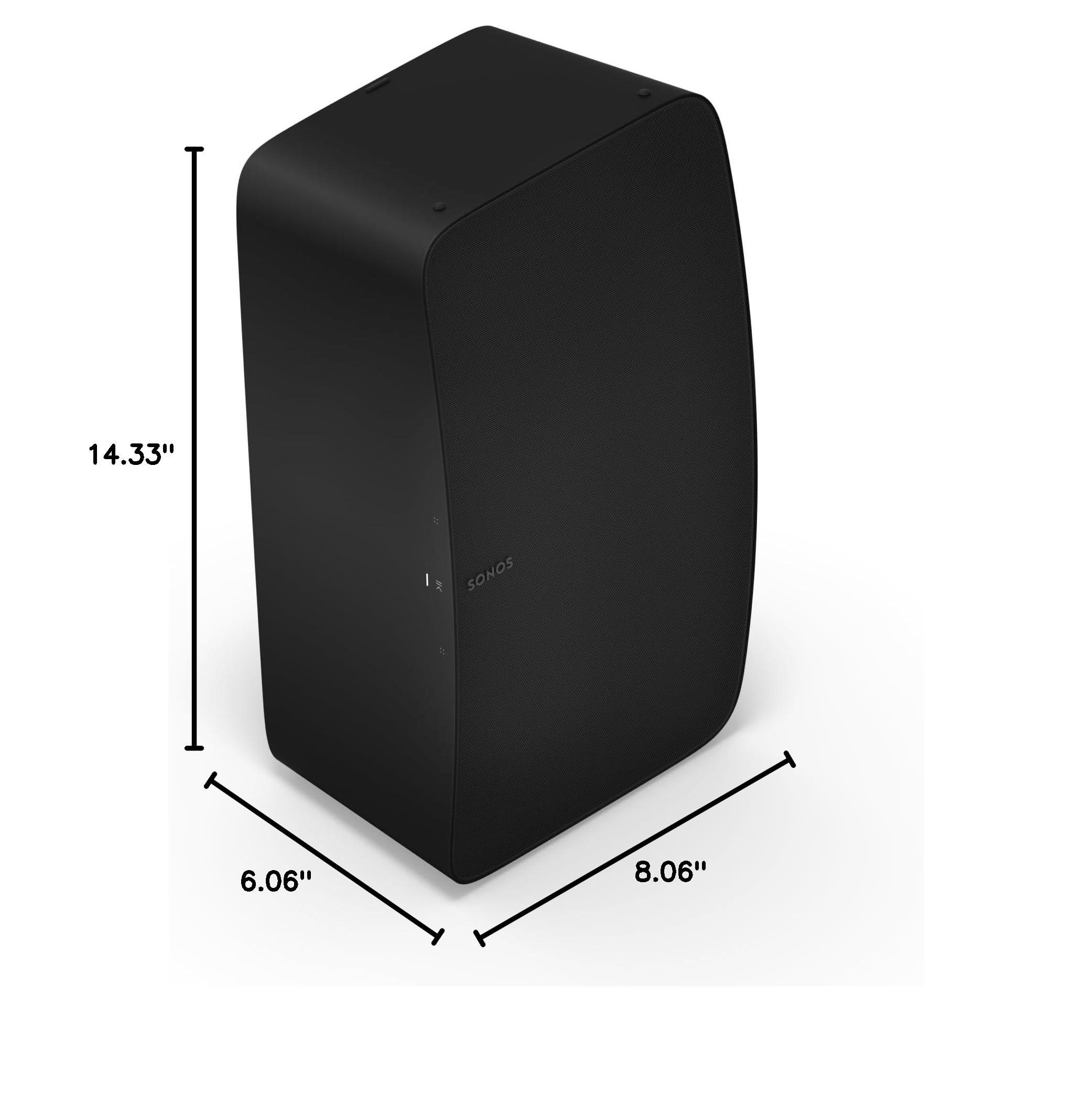 Sonos Five - Black - Wireless HiFi Speaker - Image 8
